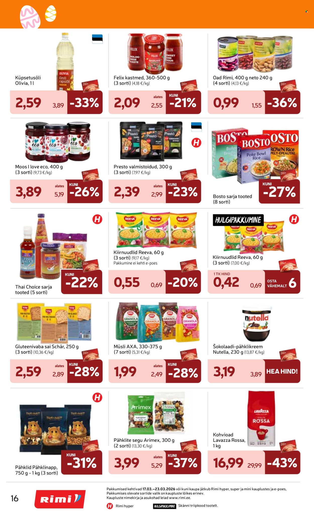 Rimi kliendileht - Kliendileht (17.03 - 23.03.2026)