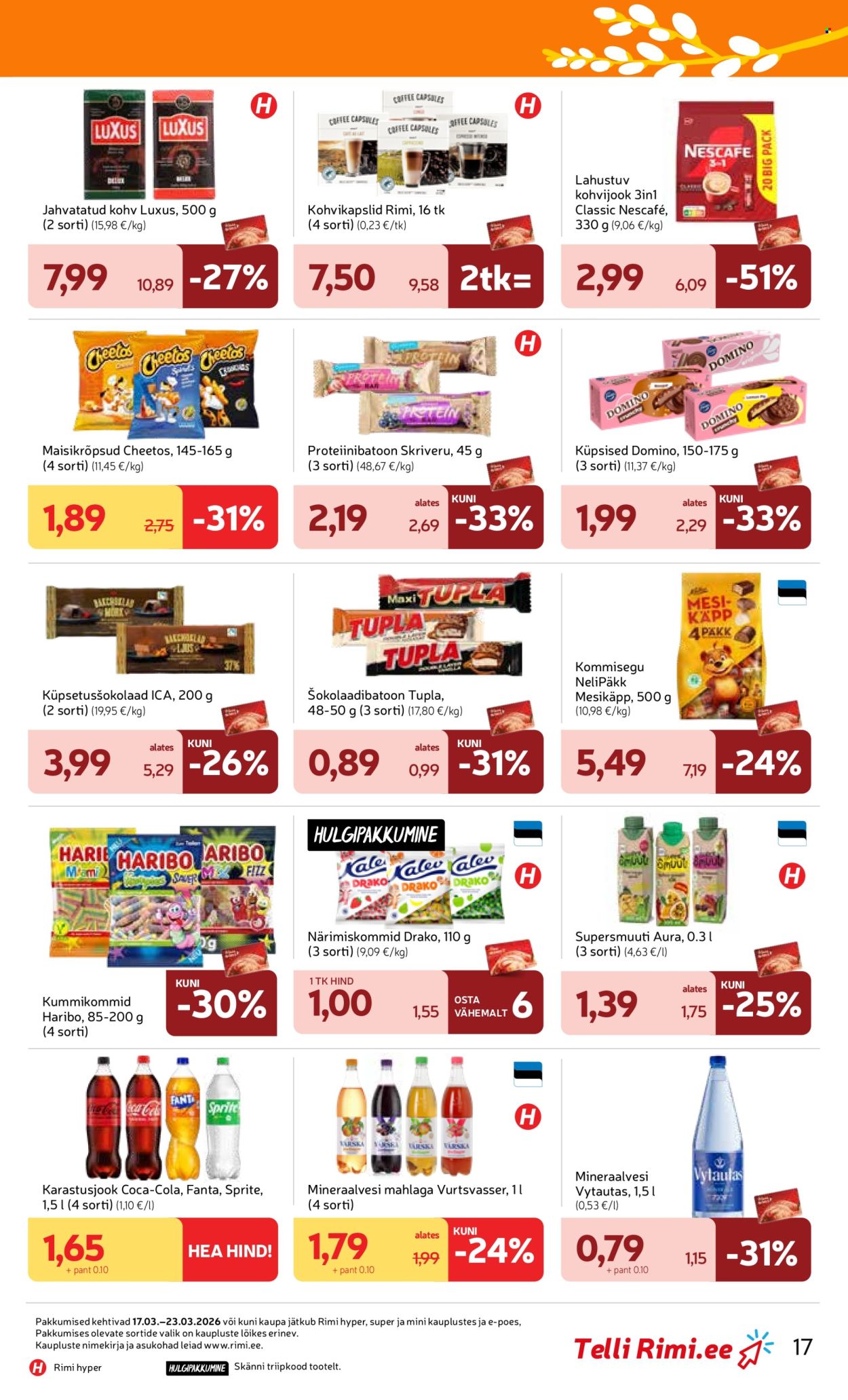 Rimi kliendileht - Kliendileht (17.03 - 23.03.2026)