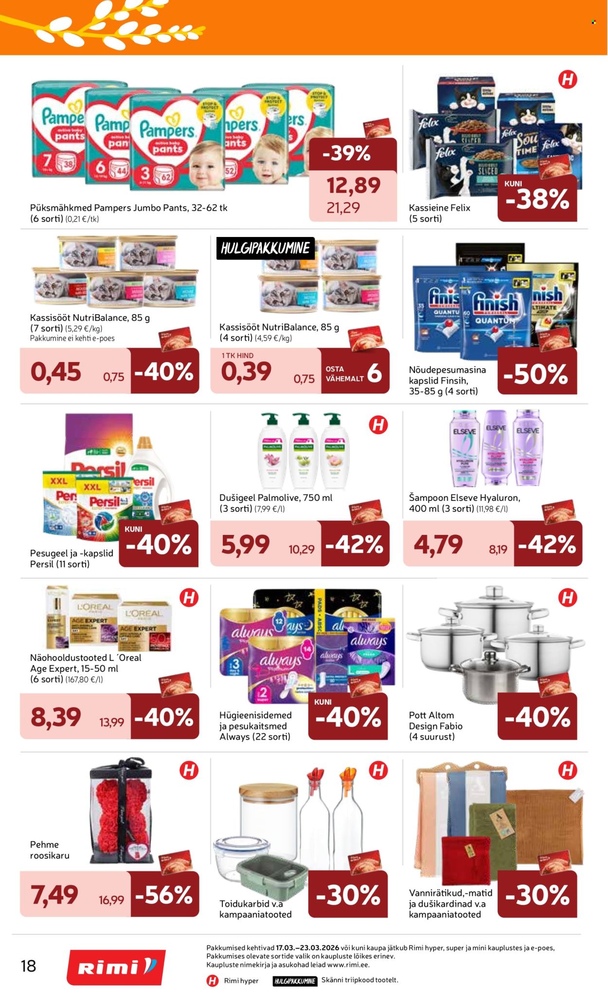 Rimi kliendileht - Kliendileht (17.03 - 23.03.2026)
