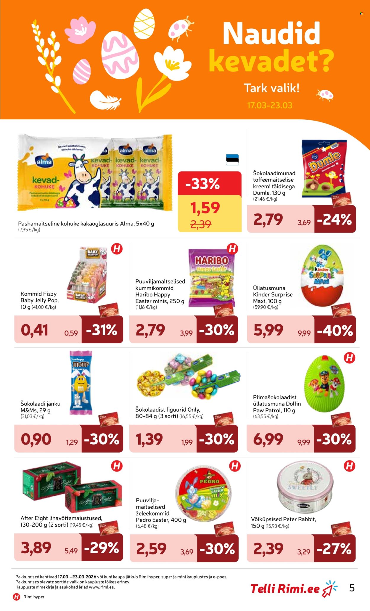 Rimi kliendileht - Kliendileht (17.03 - 23.03.2026)