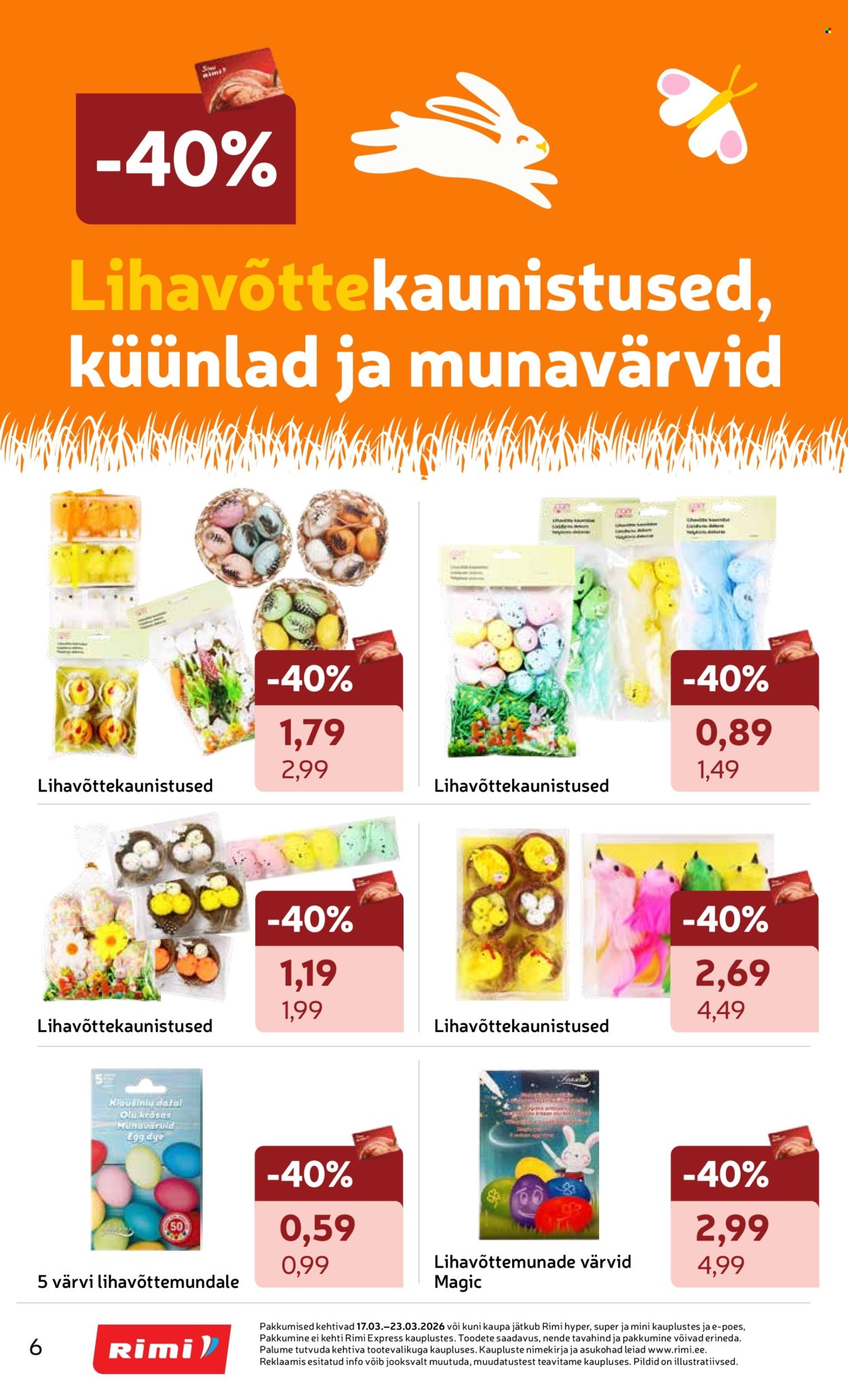 Rimi kliendileht - Kliendileht (17.03 - 23.03.2026)