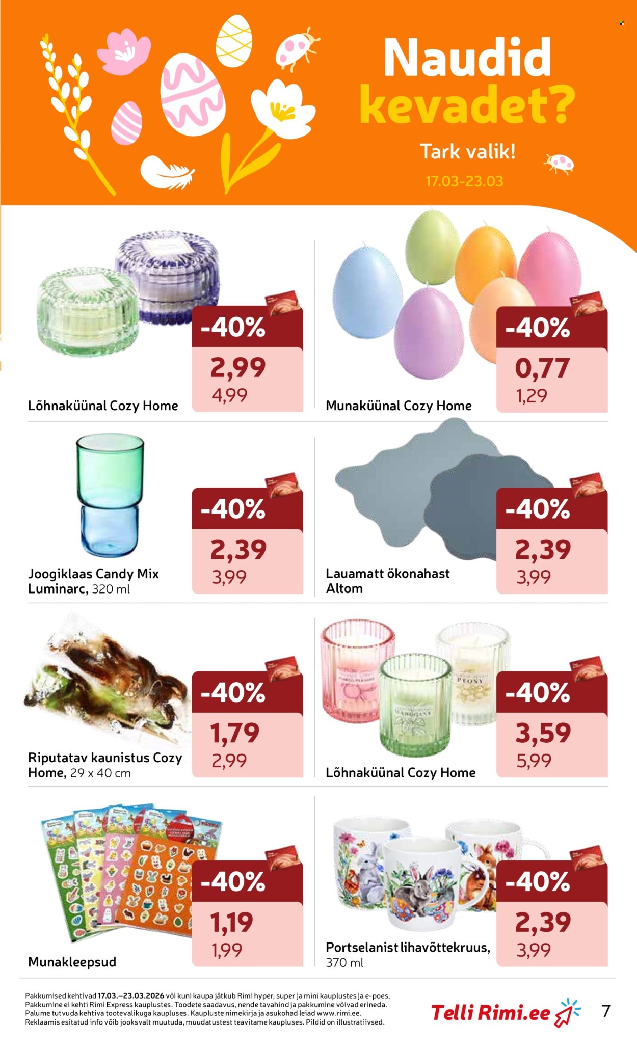 Rimi kliendileht - Kliendileht (17.03 - 23.03.2026)