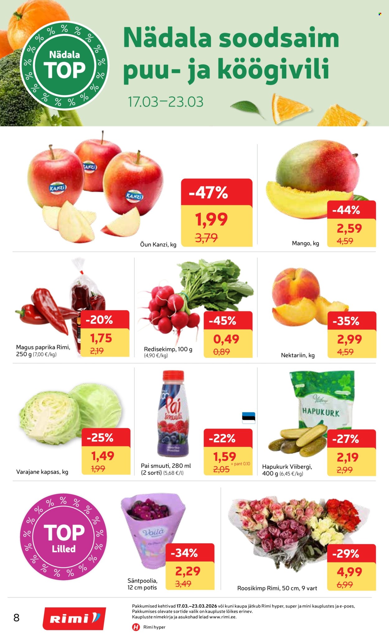 Rimi kliendileht - Kliendileht (17.03 - 23.03.2026)