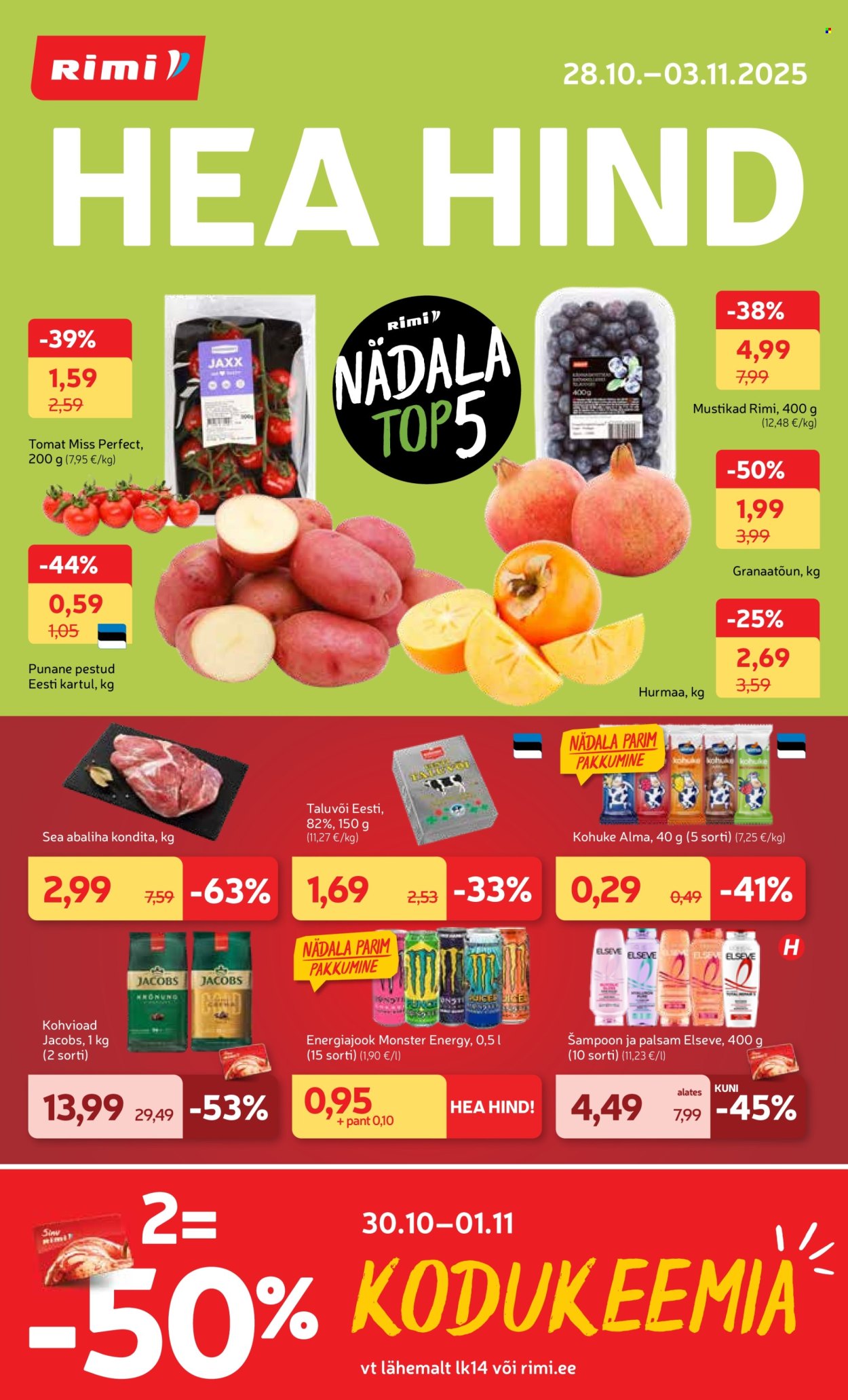 Rimi kliendileht - Kliendileht (28.10 - 3.11.2025)