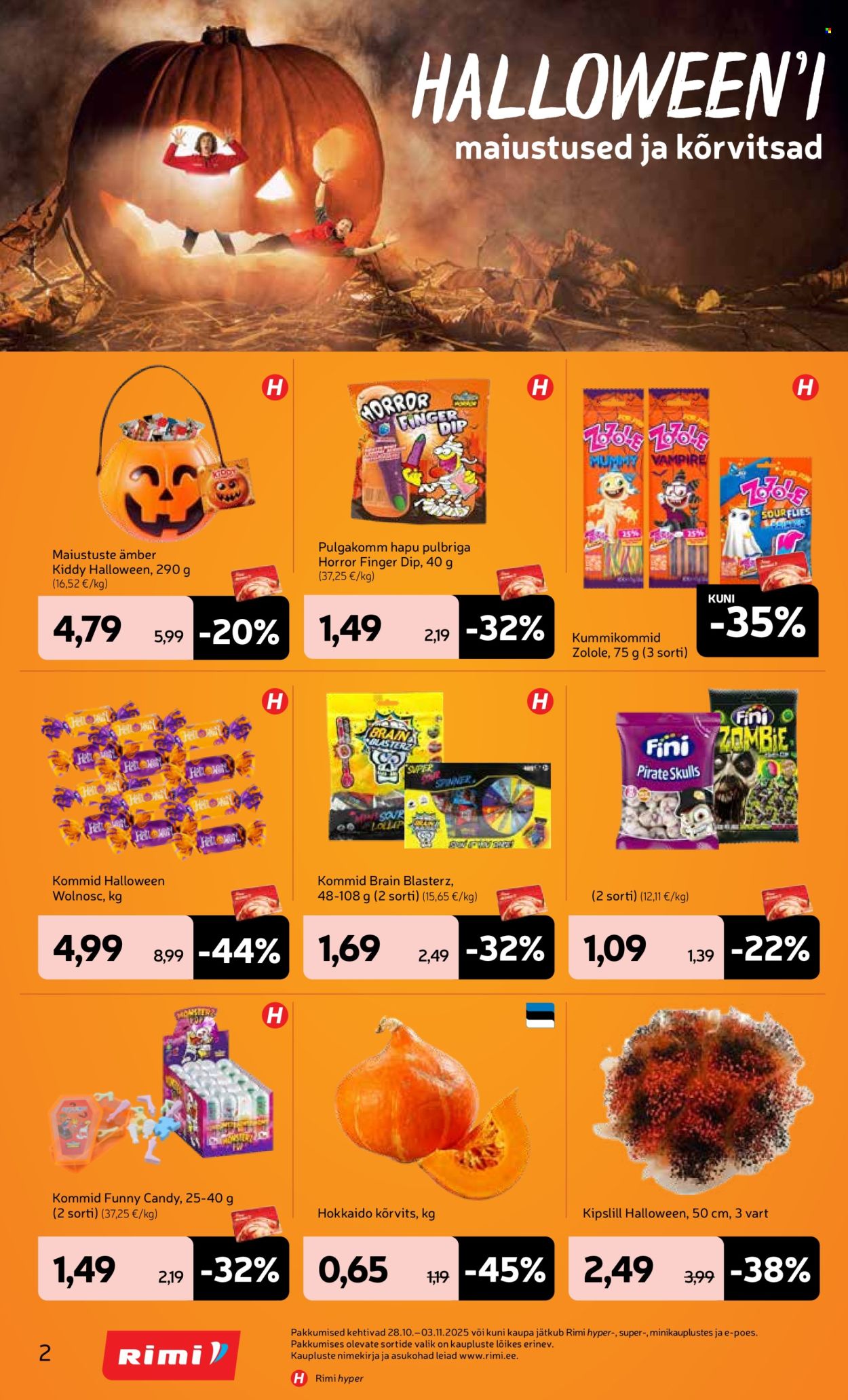 Rimi kliendileht - Kliendileht (28.10 - 3.11.2025)