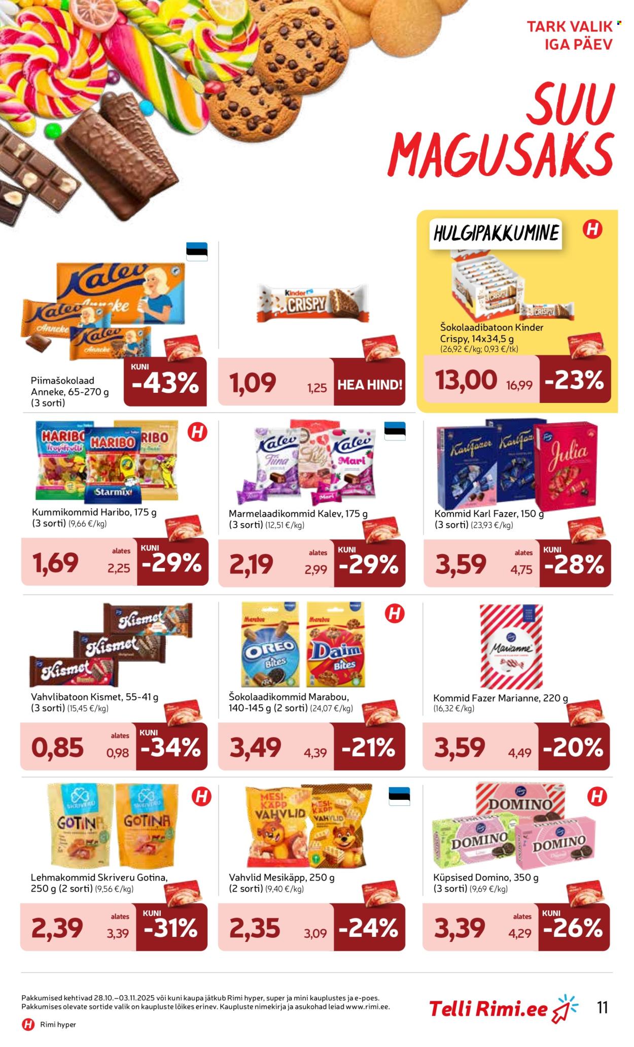 Rimi kliendileht - Kliendileht (28.10 - 3.11.2025)