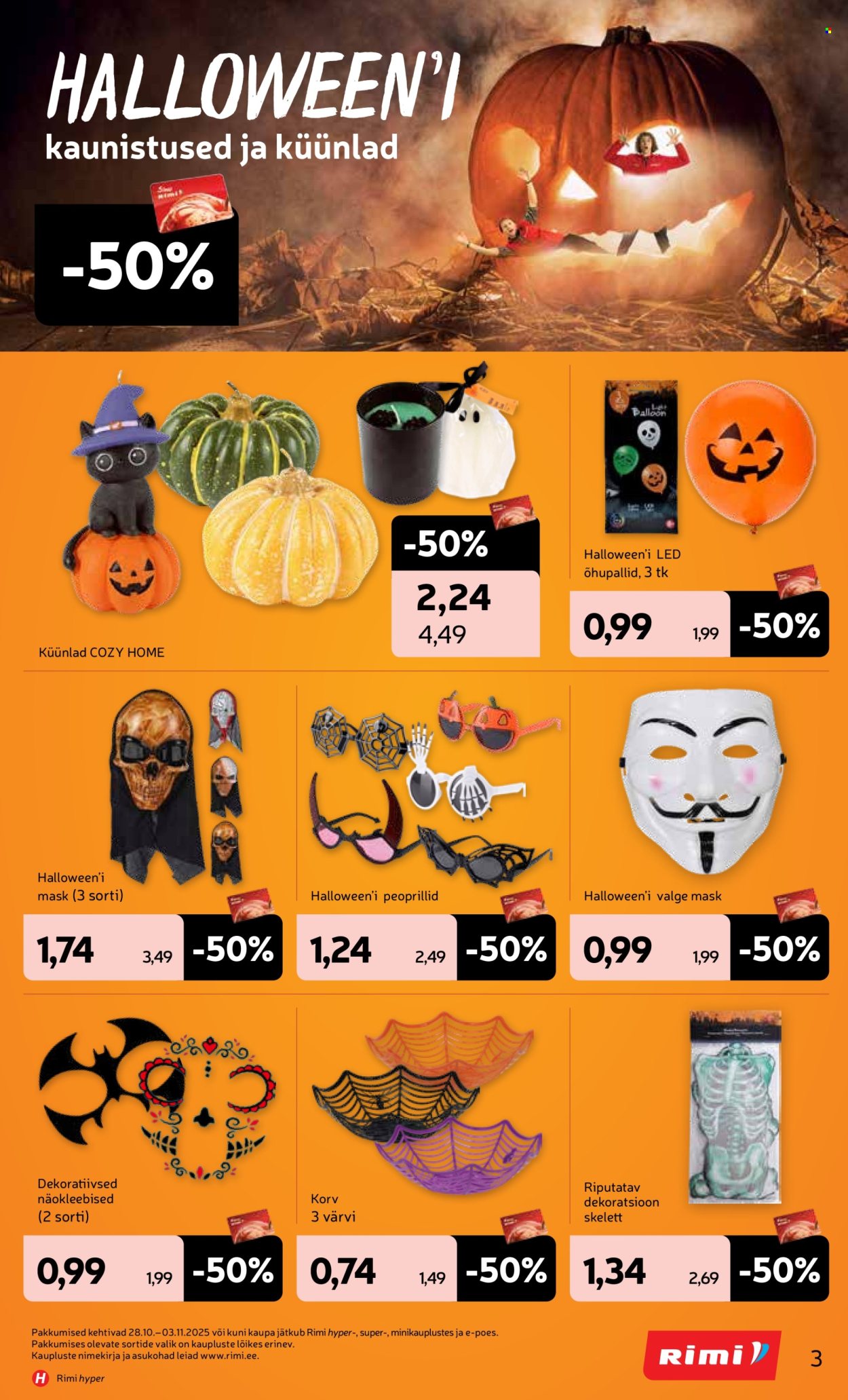 Rimi kliendileht - Kliendileht (28.10 - 3.11.2025)