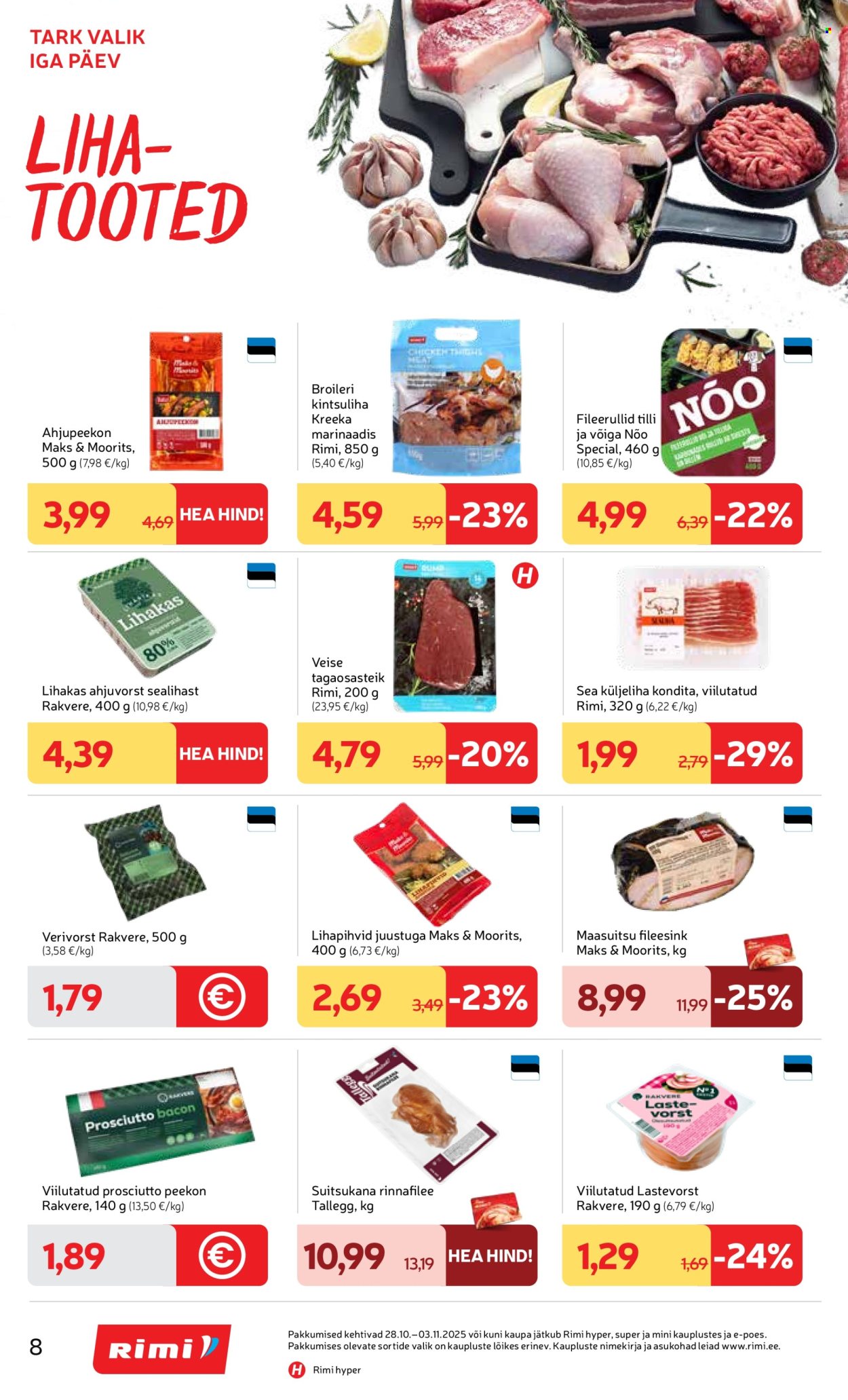 Rimi kliendileht - Kliendileht (28.10 - 3.11.2025)