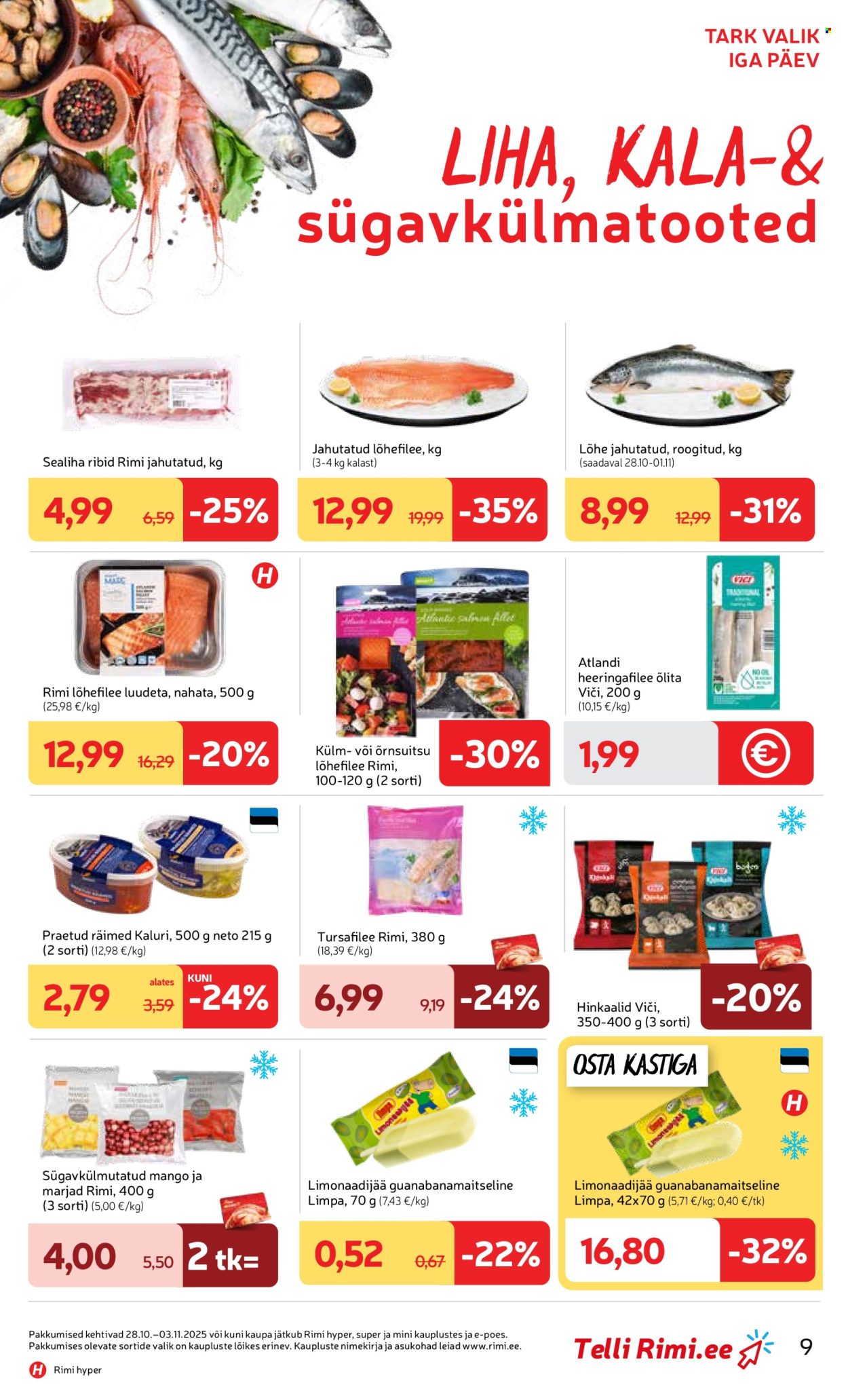 Rimi kliendileht - Kliendileht (28.10 - 3.11.2025)