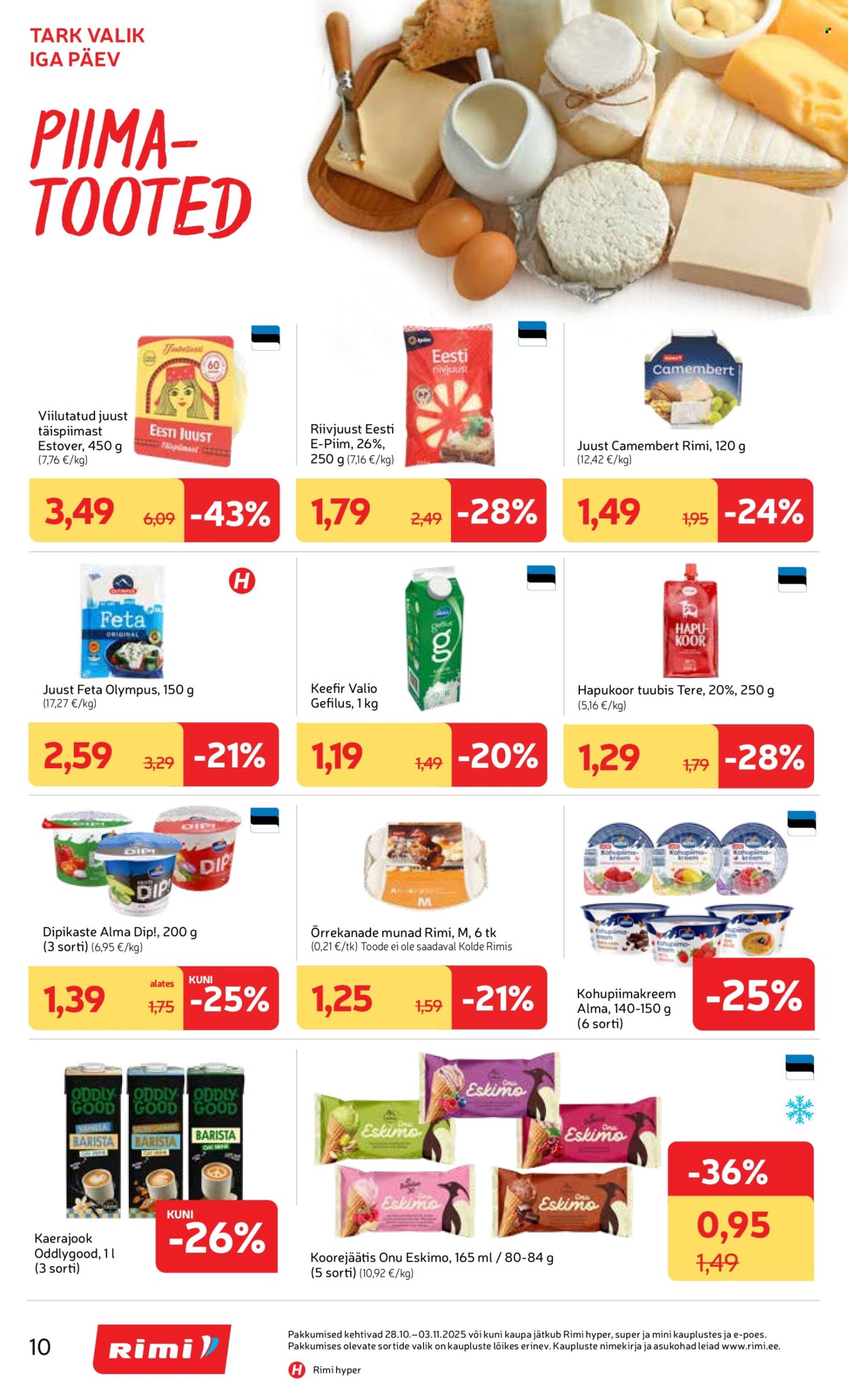 Rimi kliendileht - Kliendileht (28.10 - 3.11.2025)