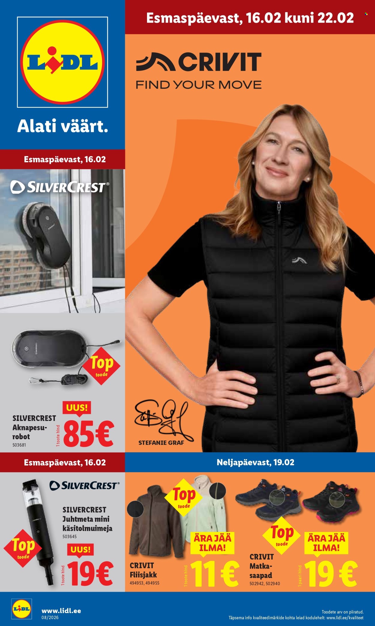 Lidl kliendileht - Tööstuskaupade pakkumised (16.02 - 22.02.2026)