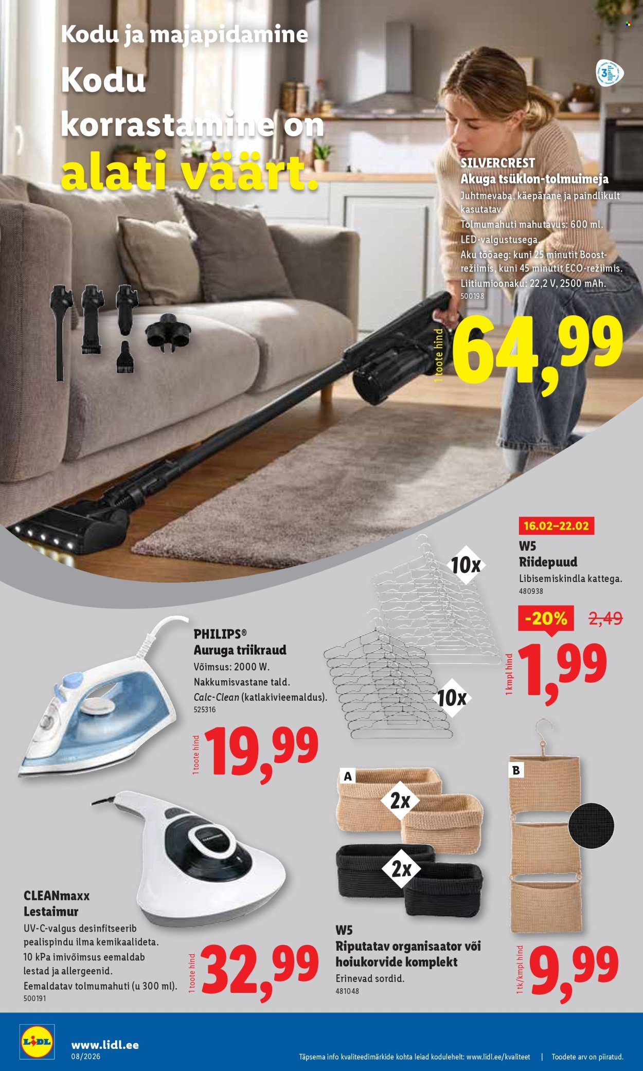 Lidl kliendileht - Tööstuskaupade pakkumised (16.02 - 22.02.2026)