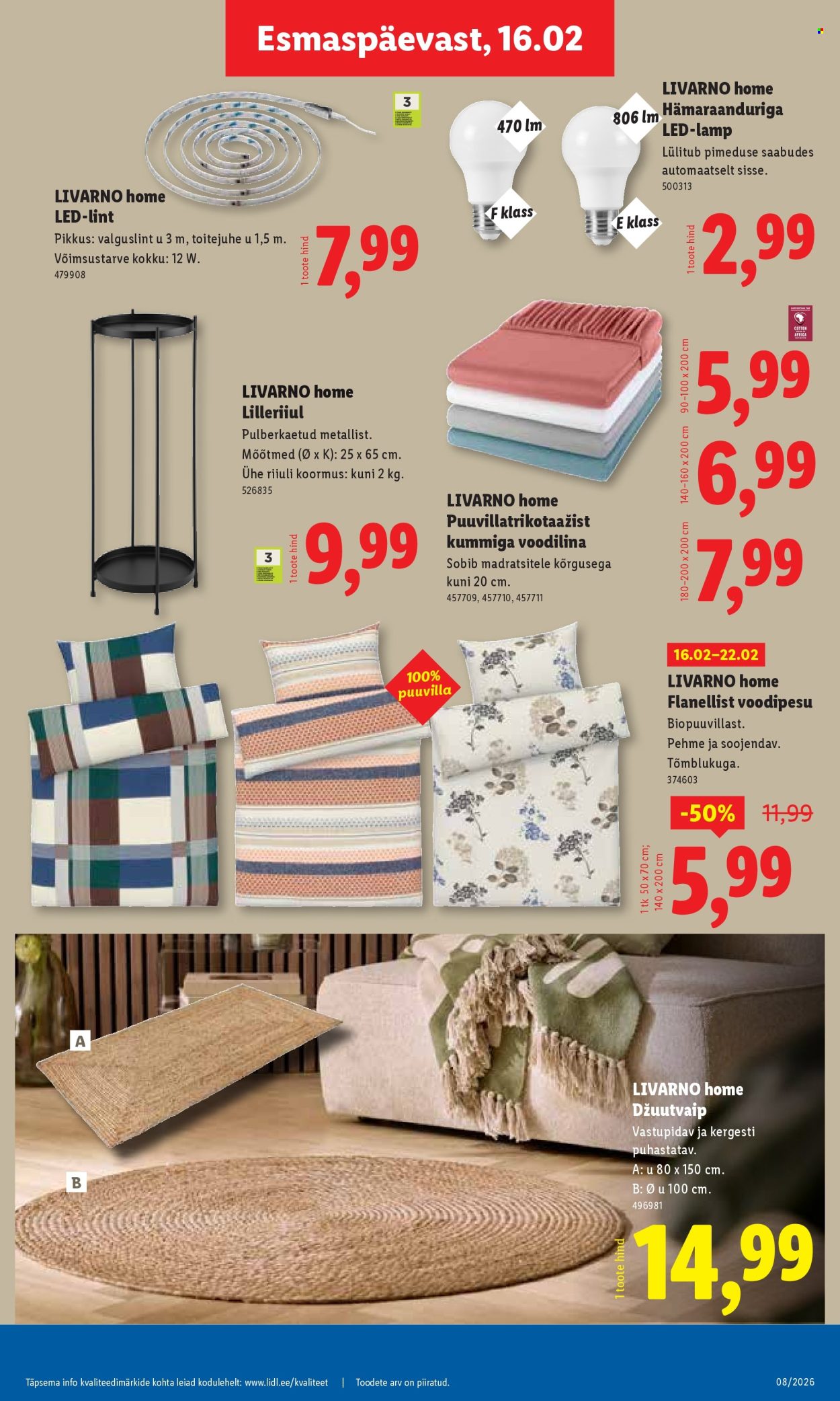 Lidl kliendileht - Tööstuskaupade pakkumised (16.02 - 22.02.2026)