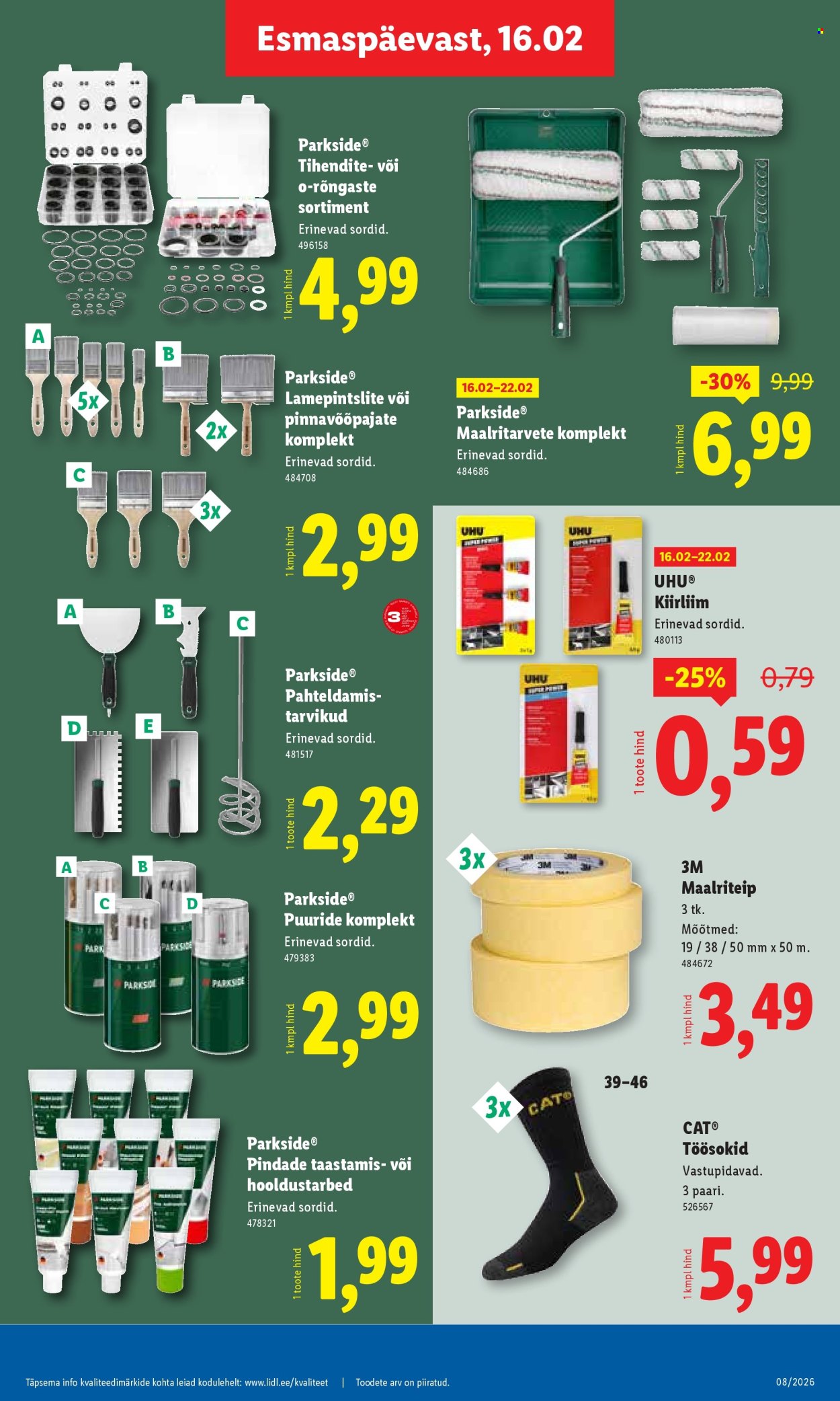 Lidl kliendileht - Tööstuskaupade pakkumised (16.02 - 22.02.2026)
