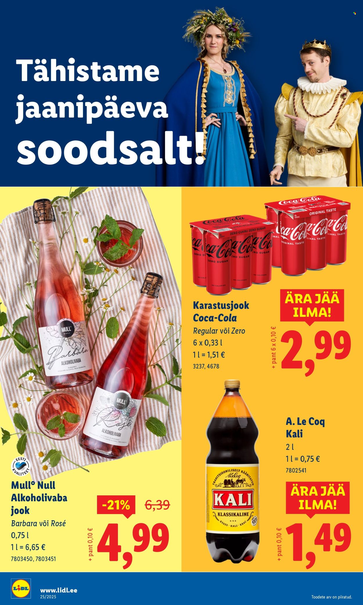 Lidl kliendileht - Nädalalõpu pakkumised (19.06 - 22.06.2025)