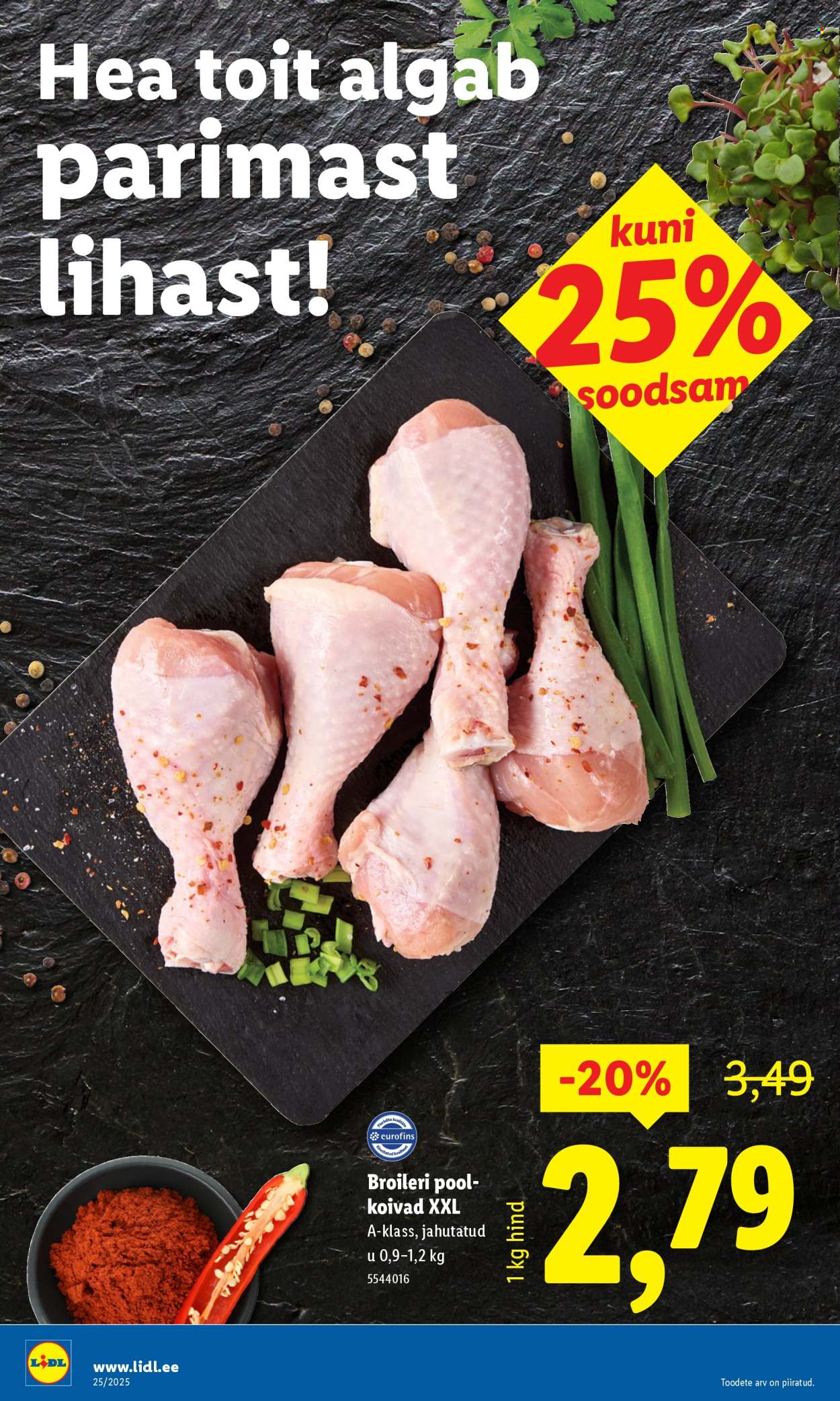 Lidl kliendileht - Nädalalõpu pakkumised (19.06 - 22.06.2025)