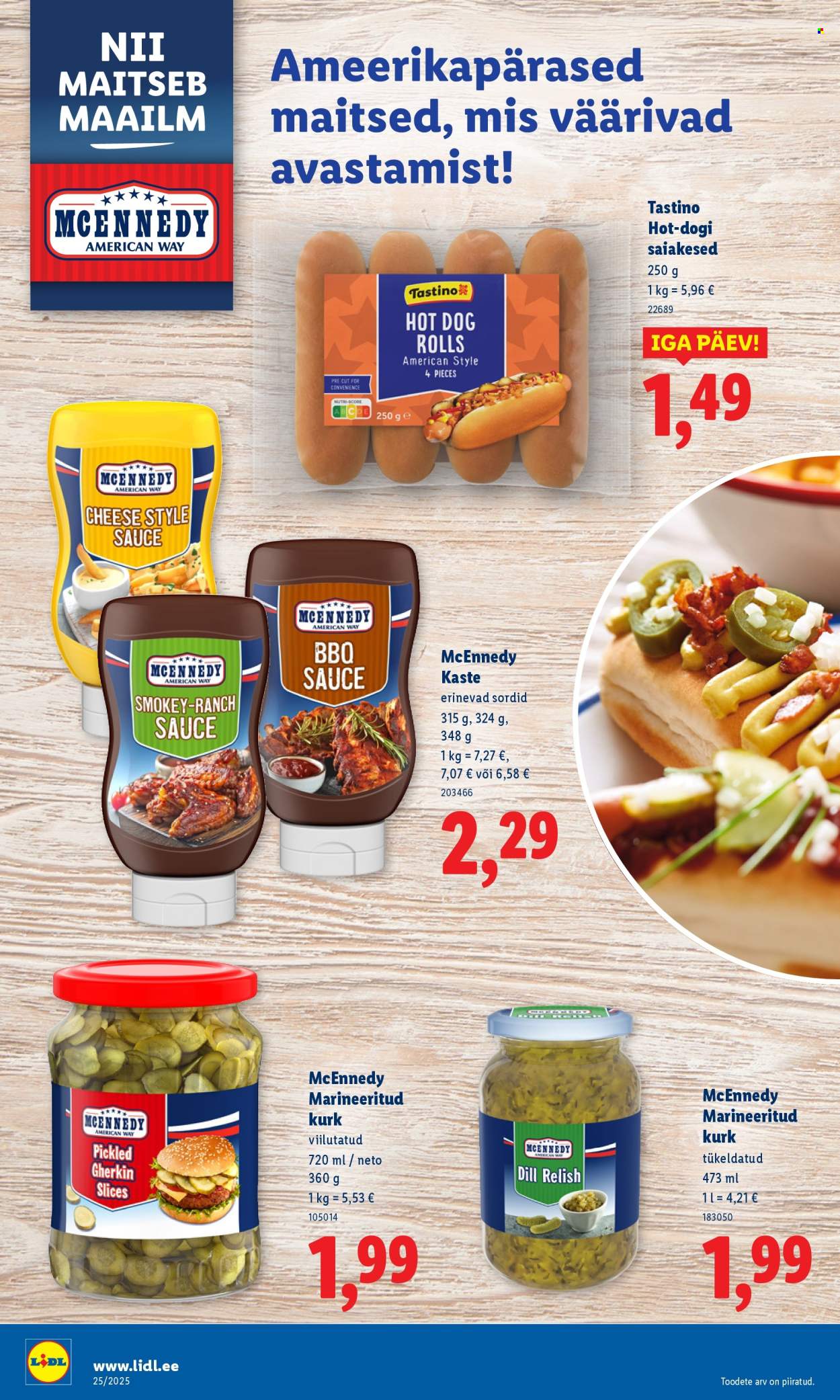 Lidl kliendileht - Nädalalõpu pakkumised (19.06 - 22.06.2025)
