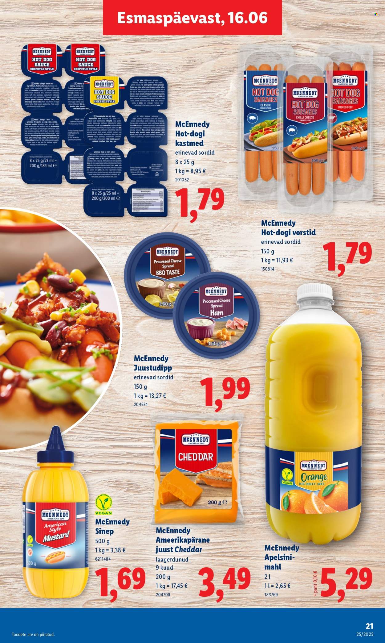 Lidl kliendileht - Nädalalõpu pakkumised (19.06 - 22.06.2025)