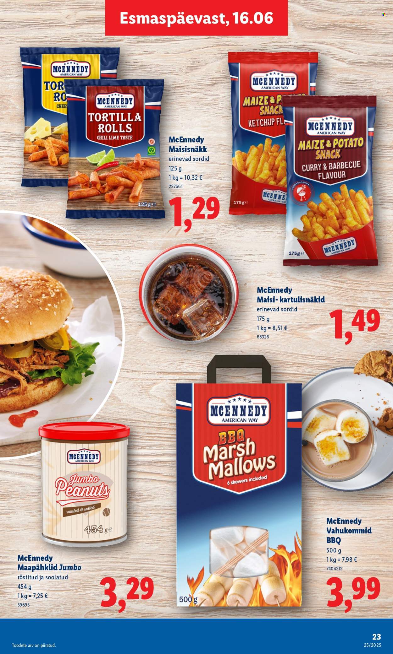 Lidl kliendileht - Nädalalõpu pakkumised (19.06 - 22.06.2025)