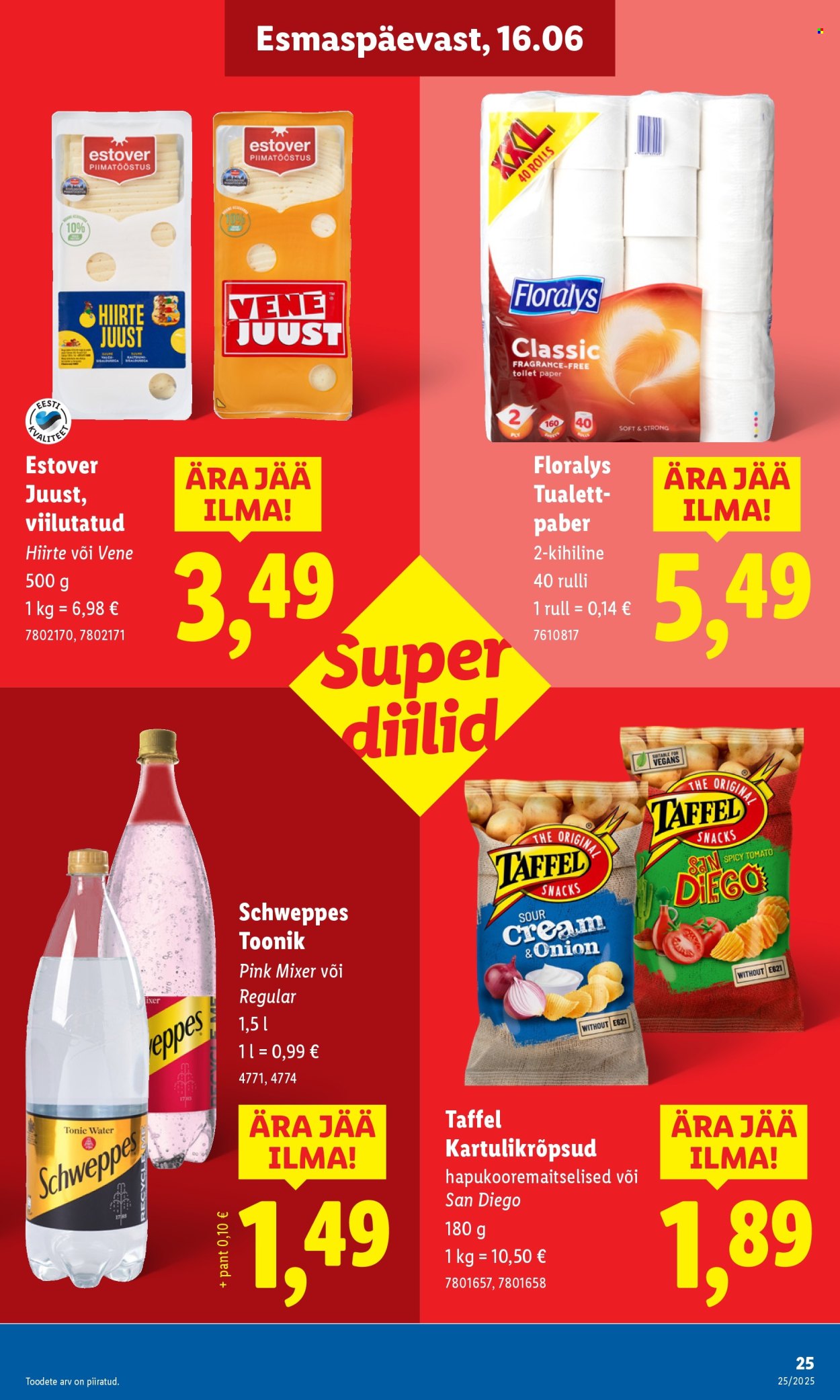 Lidl kliendileht - Nädalalõpu pakkumised (19.06 - 22.06.2025)