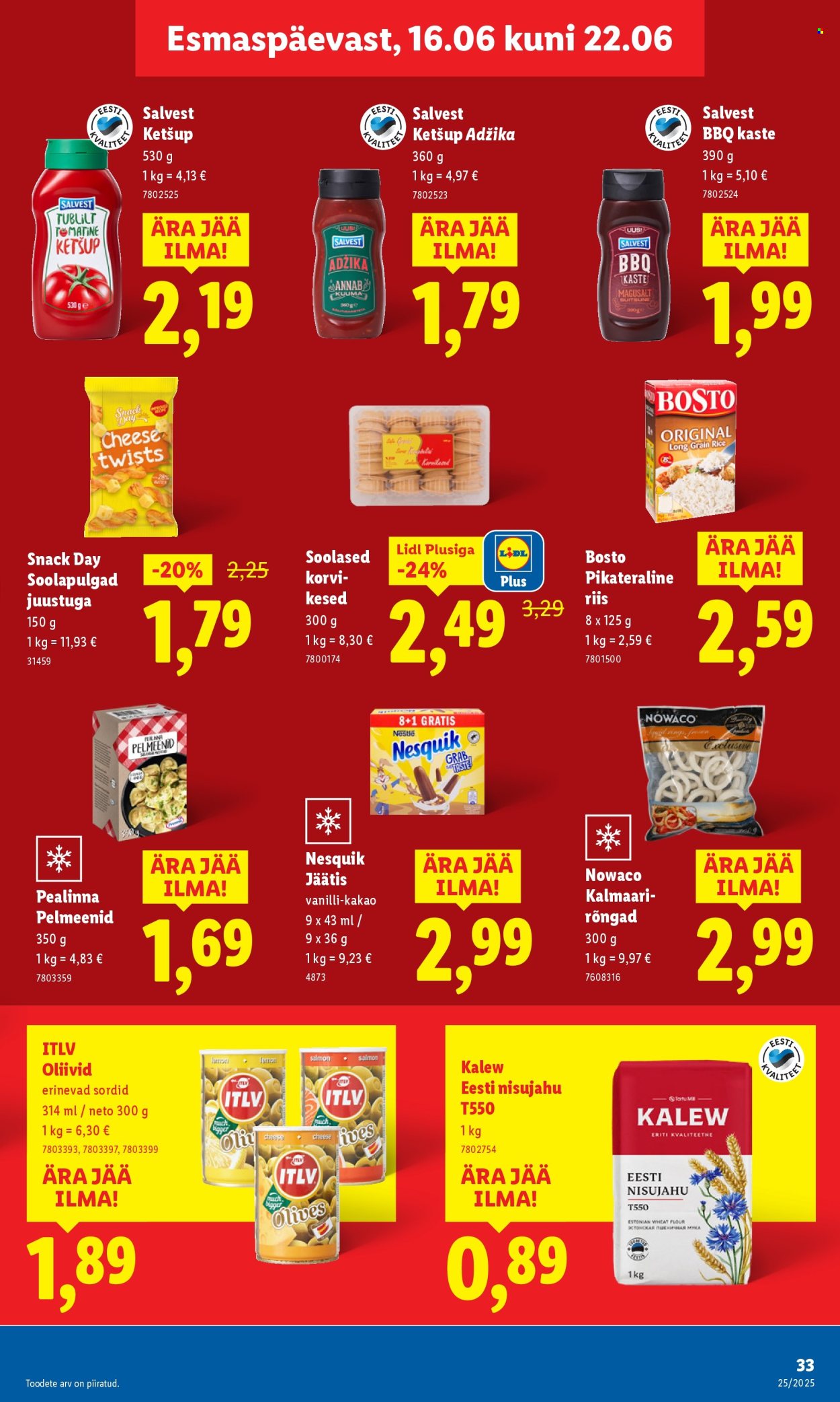 Lidl kliendileht - Nädalalõpu pakkumised (19.06 - 22.06.2025)