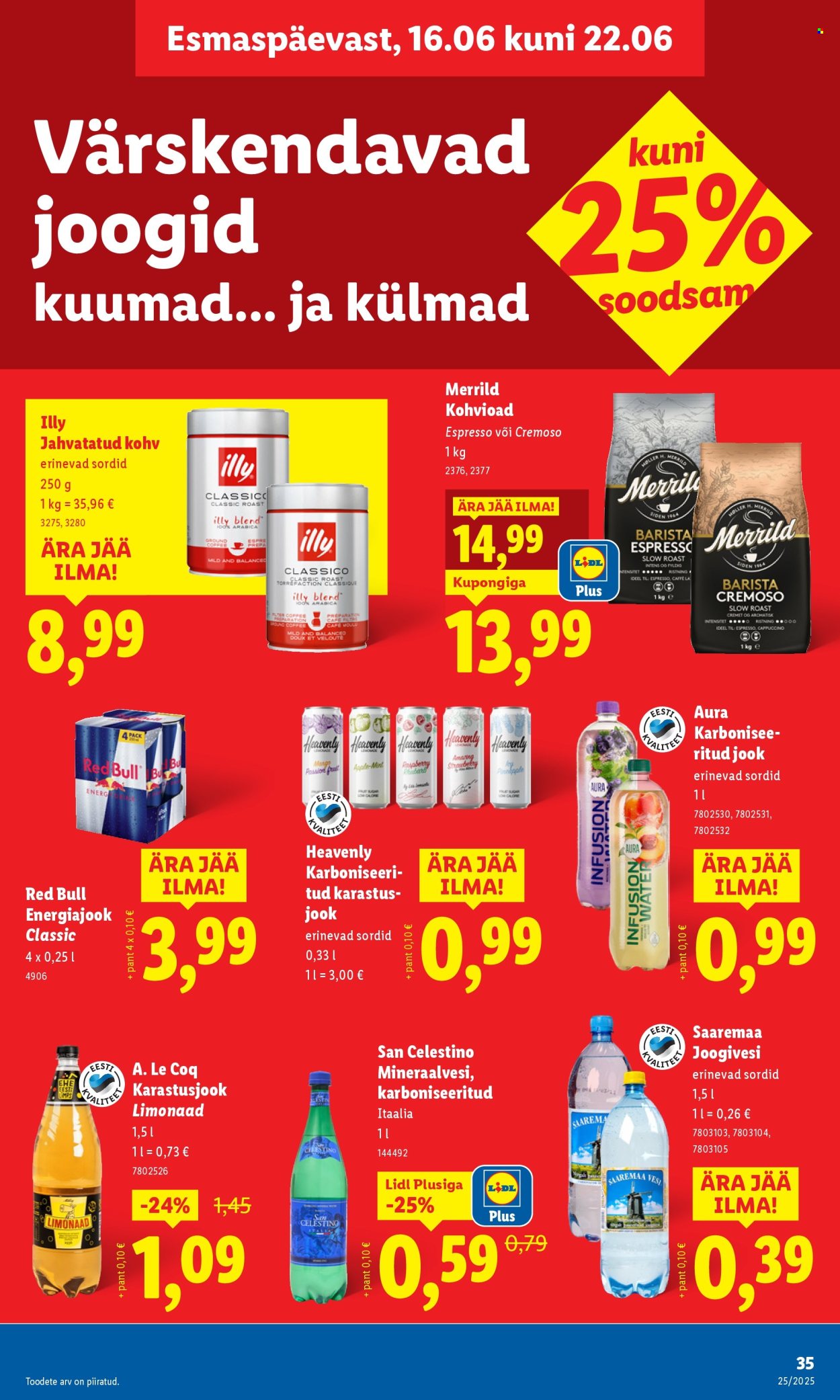Lidl kliendileht - Nädalalõpu pakkumised (19.06 - 22.06.2025)