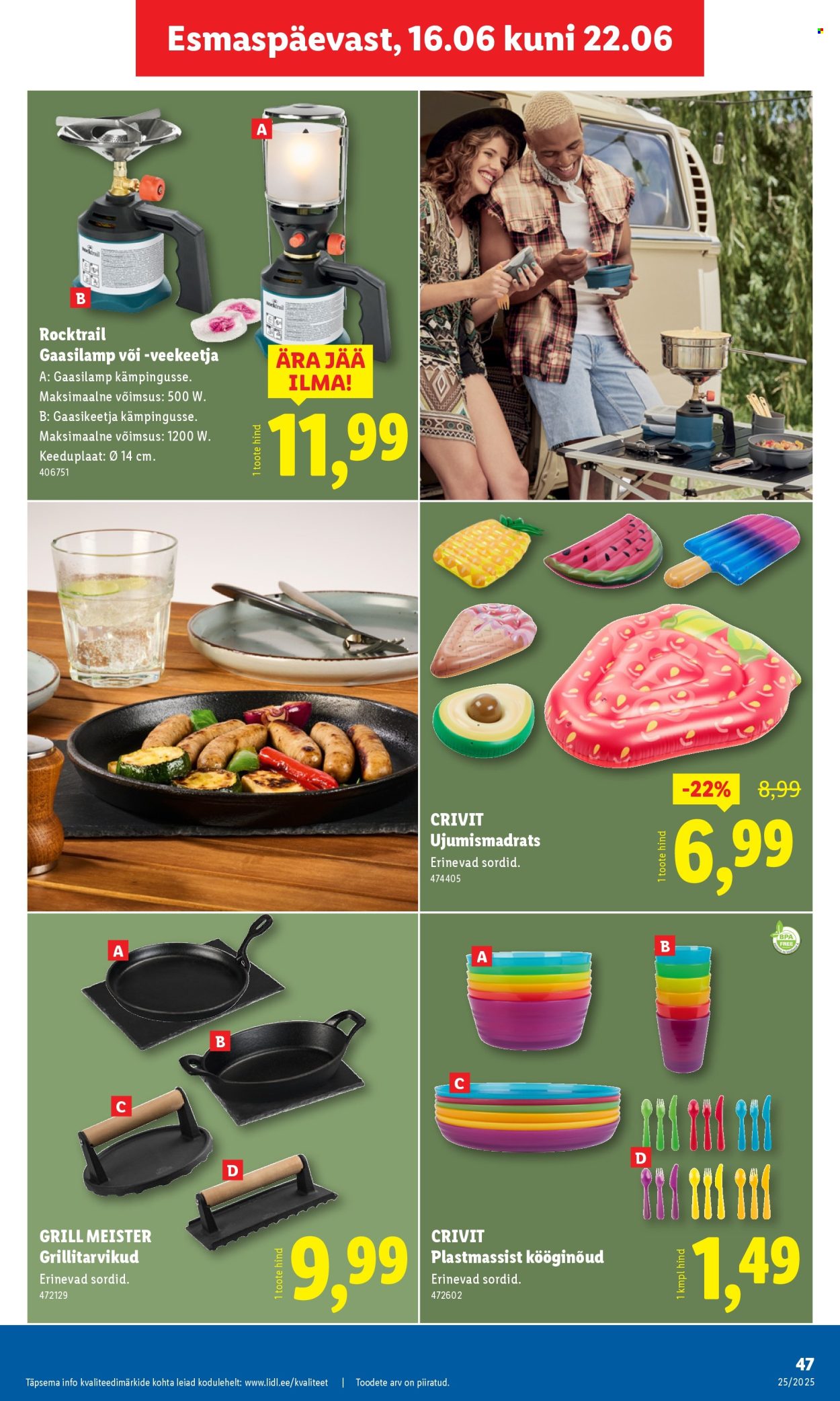 Lidl kliendileht - Nädalalõpu pakkumised (19.06 - 22.06.2025)