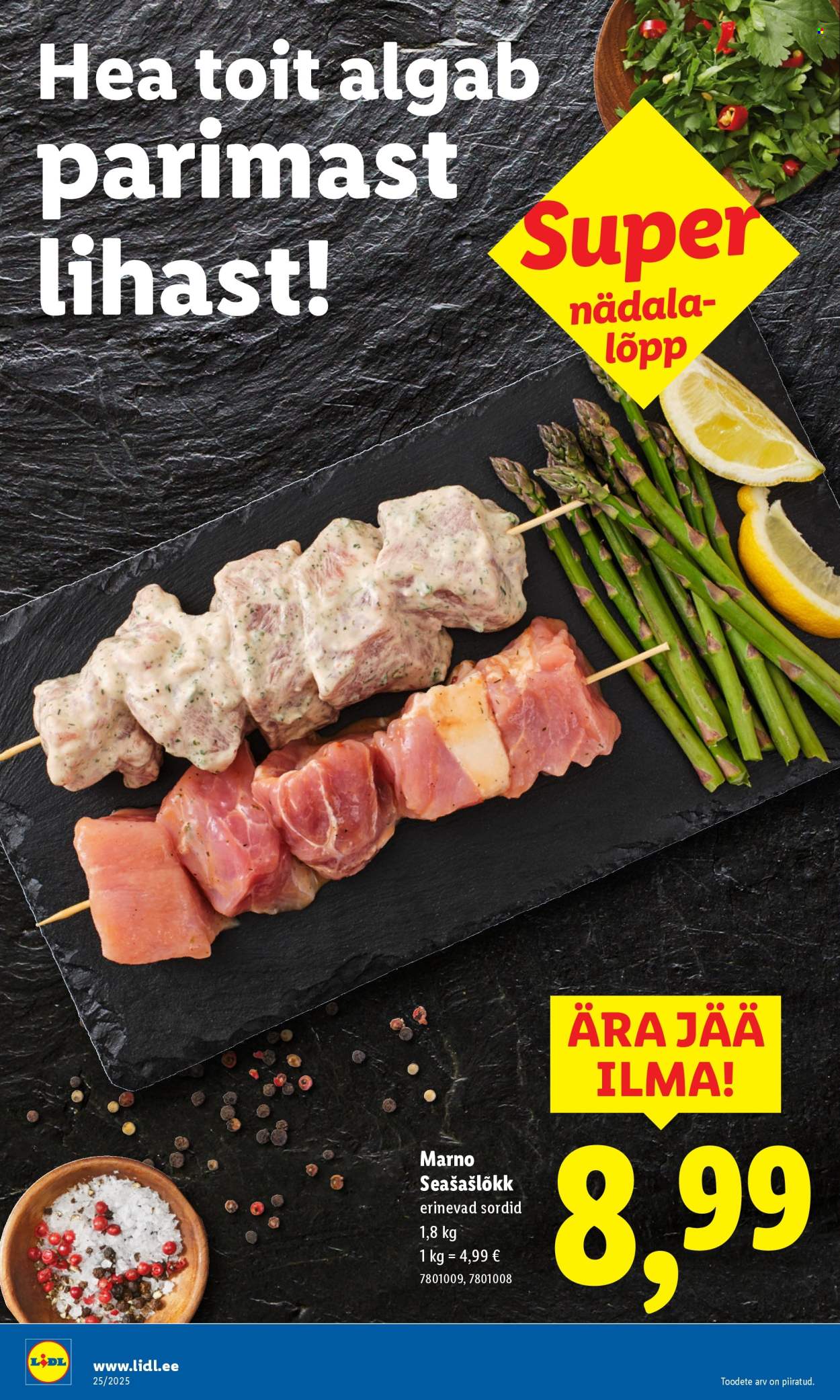 Lidl kliendileht - Nädalalõpu pakkumised (19.06 - 22.06.2025)