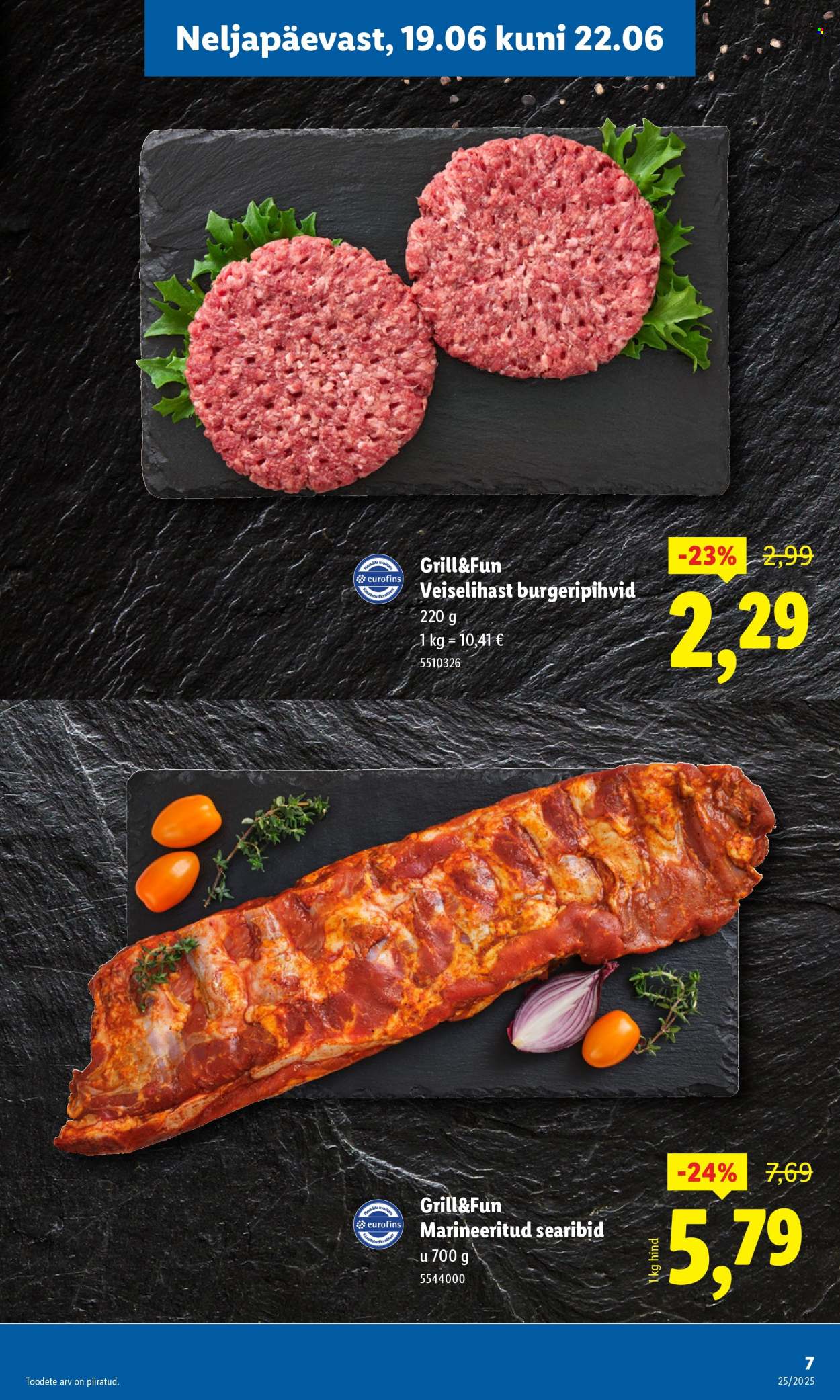 Lidl kliendileht - Nädalalõpu pakkumised (19.06 - 22.06.2025)