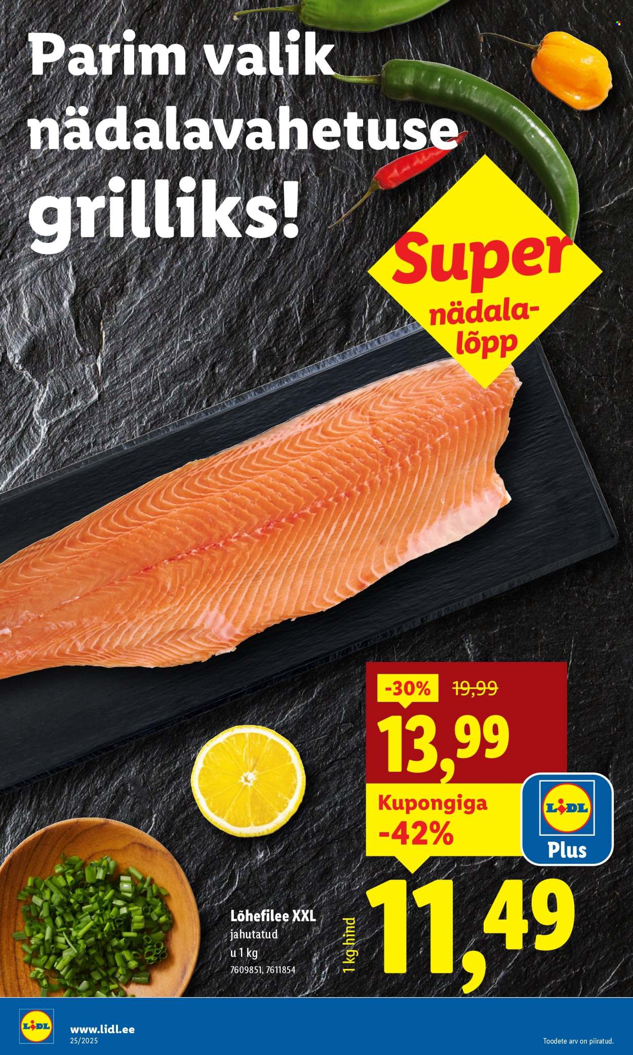 Lidl kliendileht - Nädalalõpu pakkumised (19.06 - 22.06.2025)