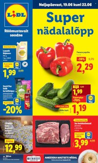 Lidl kliendileht - Nädalalõpu pakkumised (19.06 - 22.06.2025)