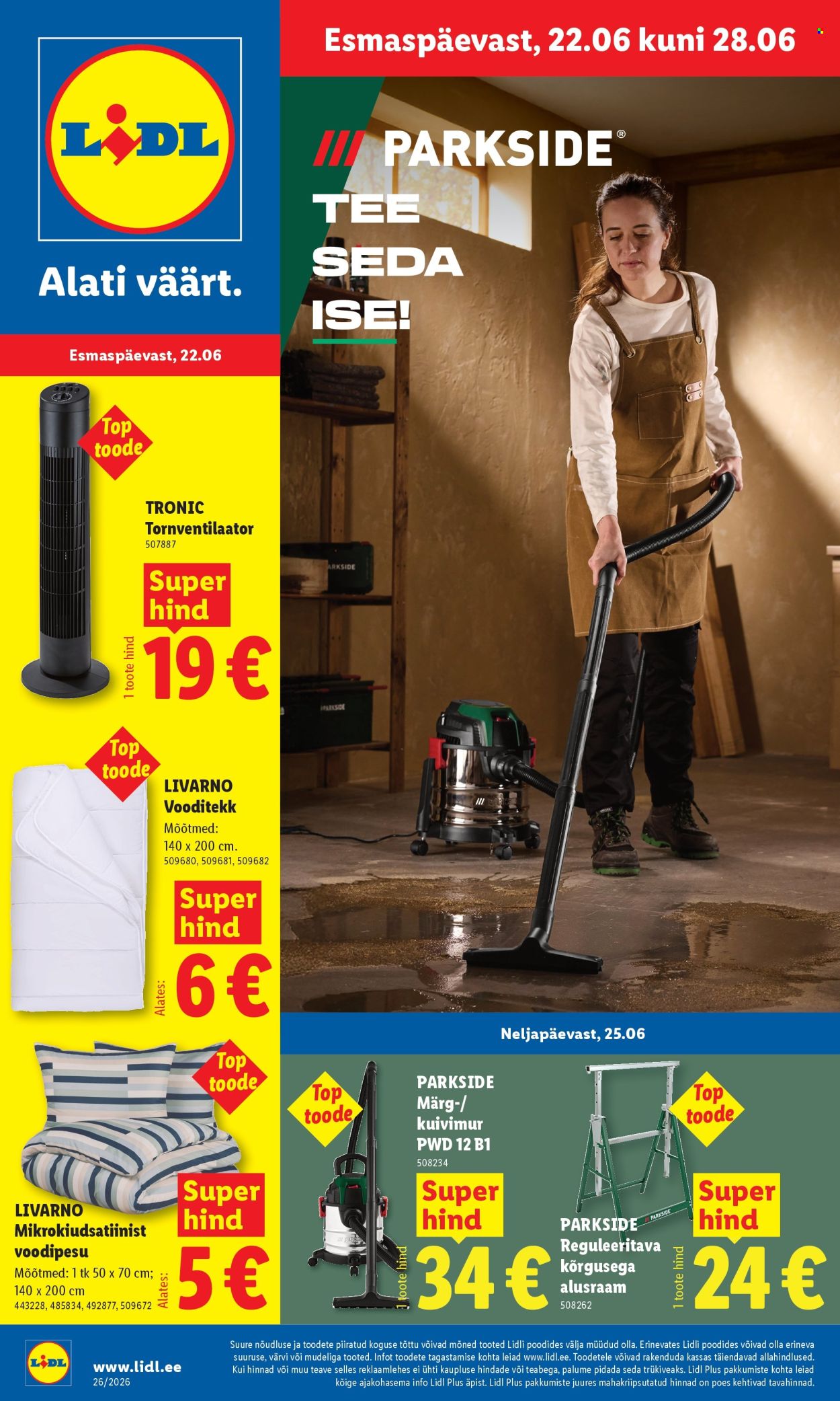 Lidl kliendileht (22.06 - 28.06.2026)