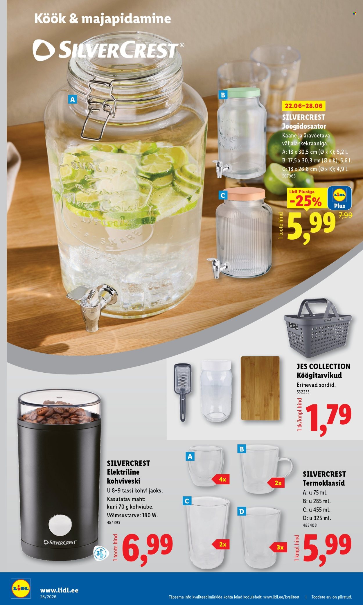 Lidl kliendileht (22.06 - 28.06.2026)