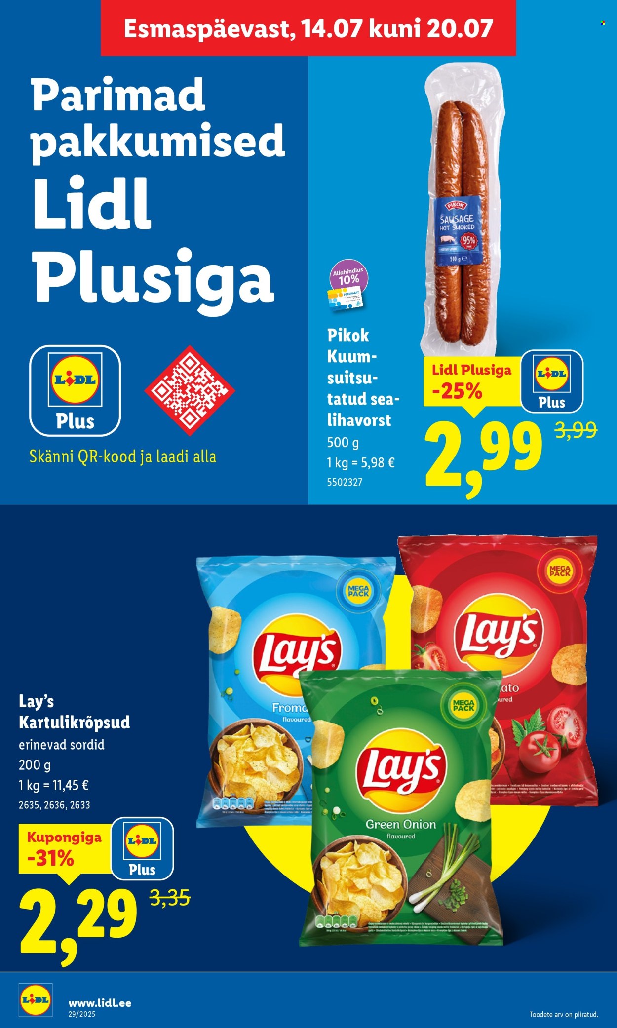 Lidl kliendileht - Kliendileht (14.07 - 20.07.2025)