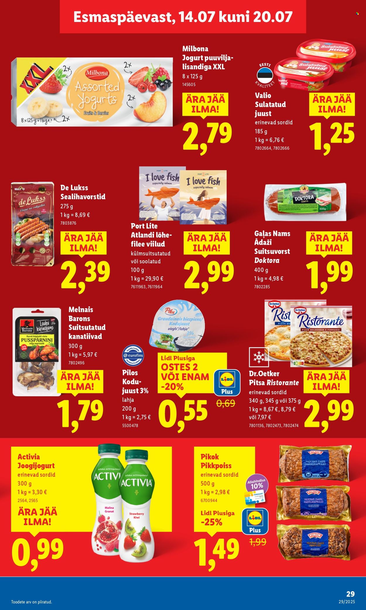 Lidl kliendileht - Kliendileht (14.07 - 20.07.2025)