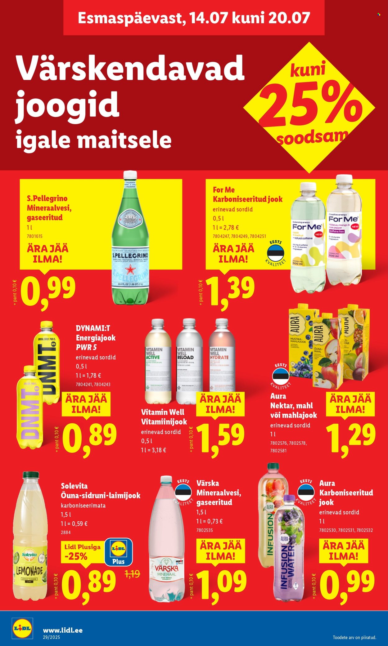Lidl kliendileht - Kliendileht (14.07 - 20.07.2025)