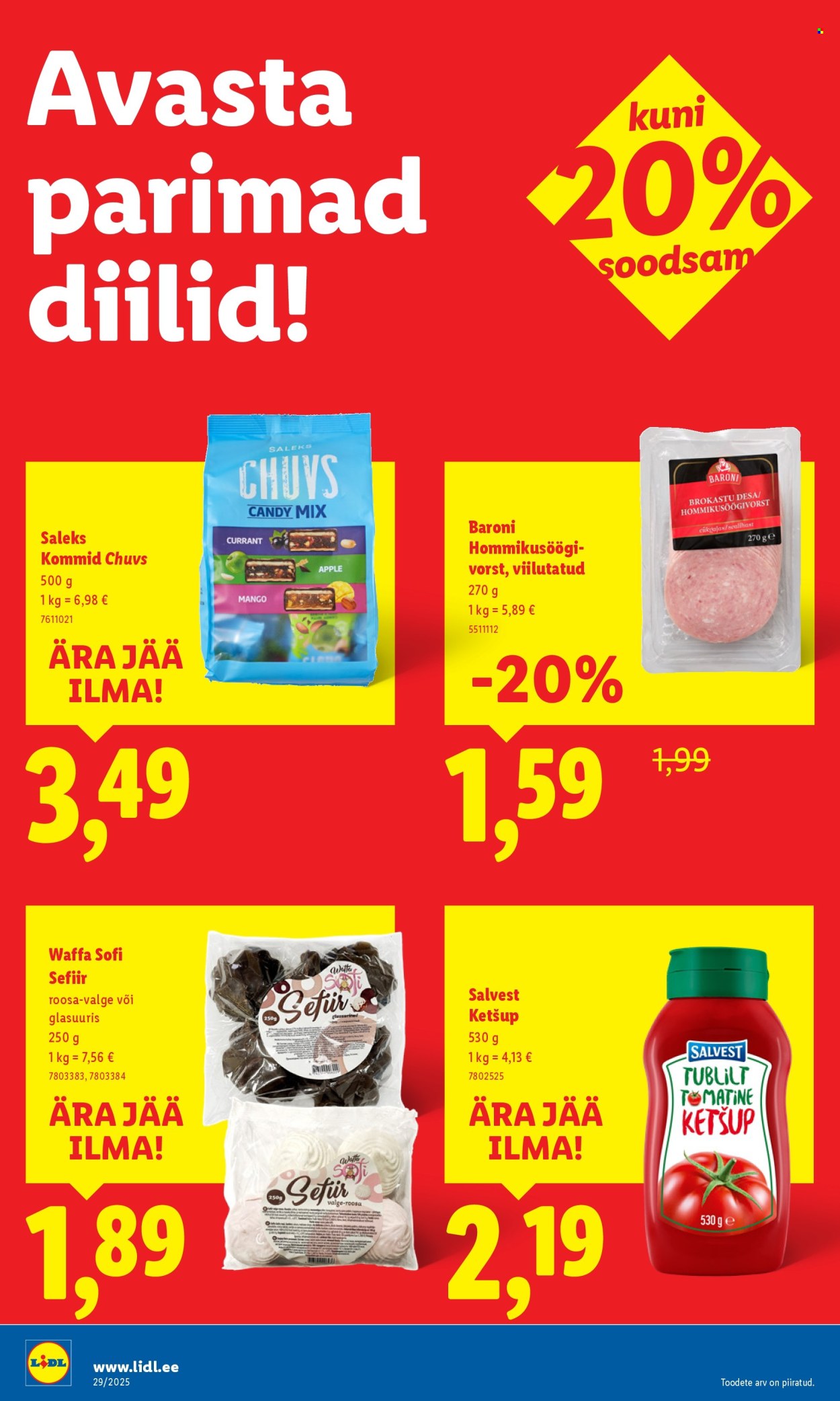 Lidl kliendileht - Kliendileht (14.07 - 20.07.2025)