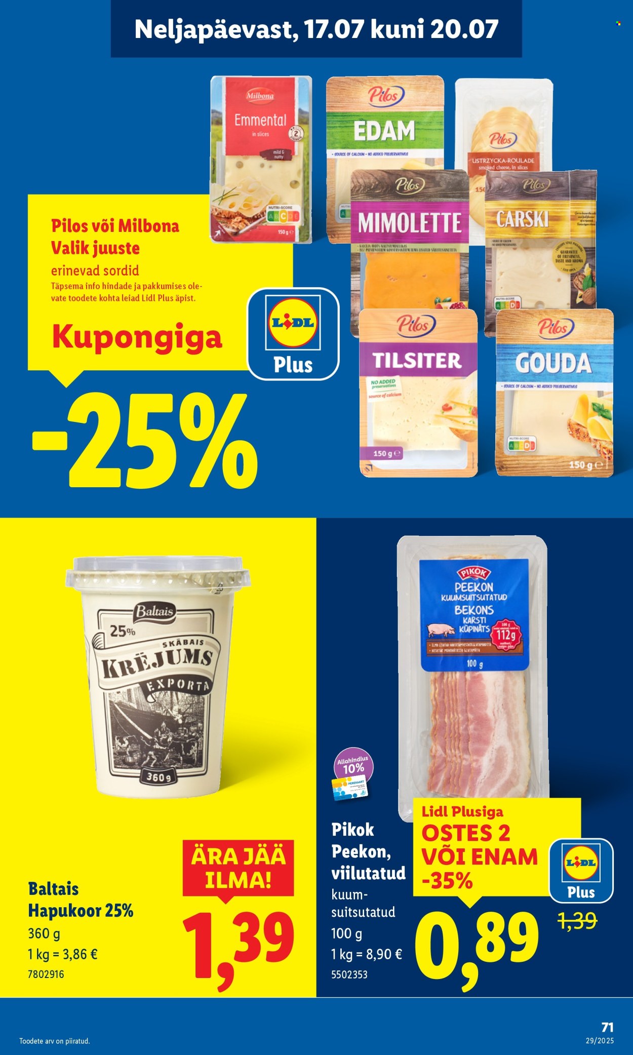 Lidl kliendileht - Kliendileht (14.07 - 20.07.2025)