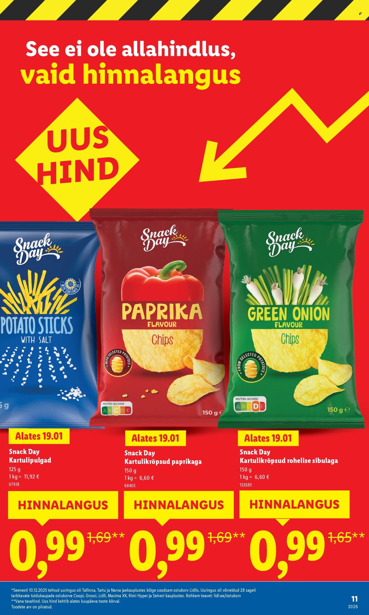 Lidl kliendileht - Suur hinnalangus (2.02 - 8.02.2026)