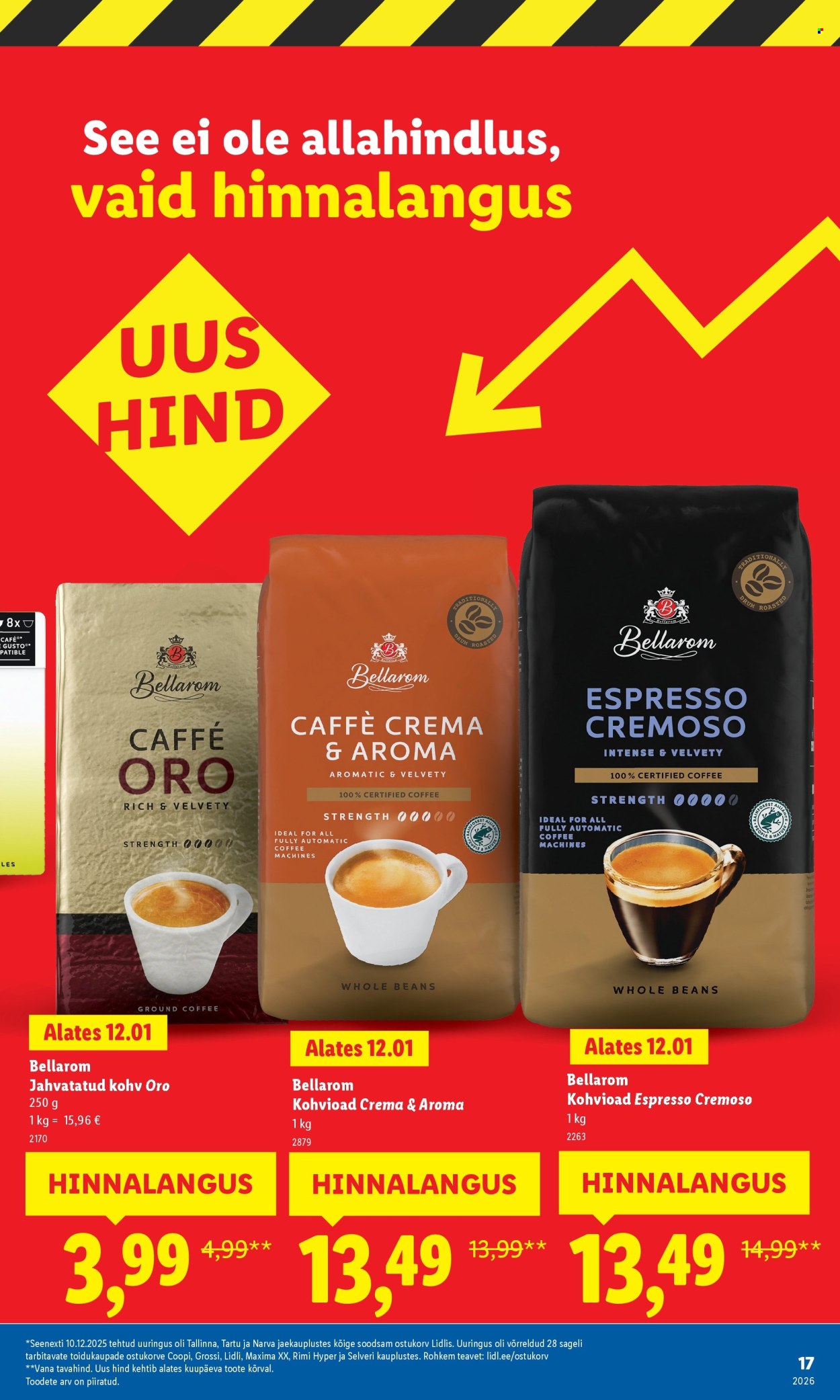 Lidl kliendileht - Suur hinnalangus (2.02 - 8.02.2026)