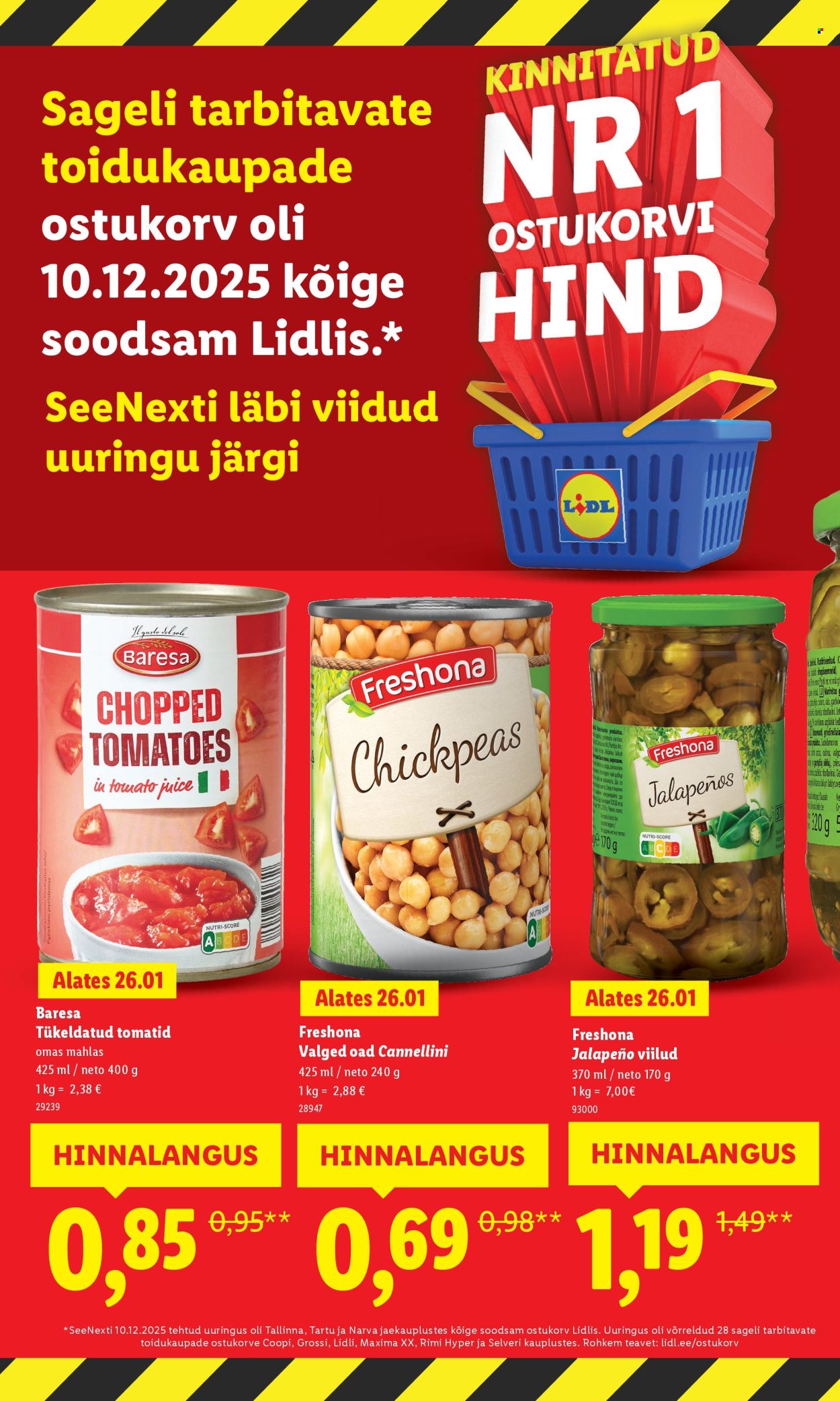 Lidl kliendileht - Suur hinnalangus (2.02 - 8.02.2026)