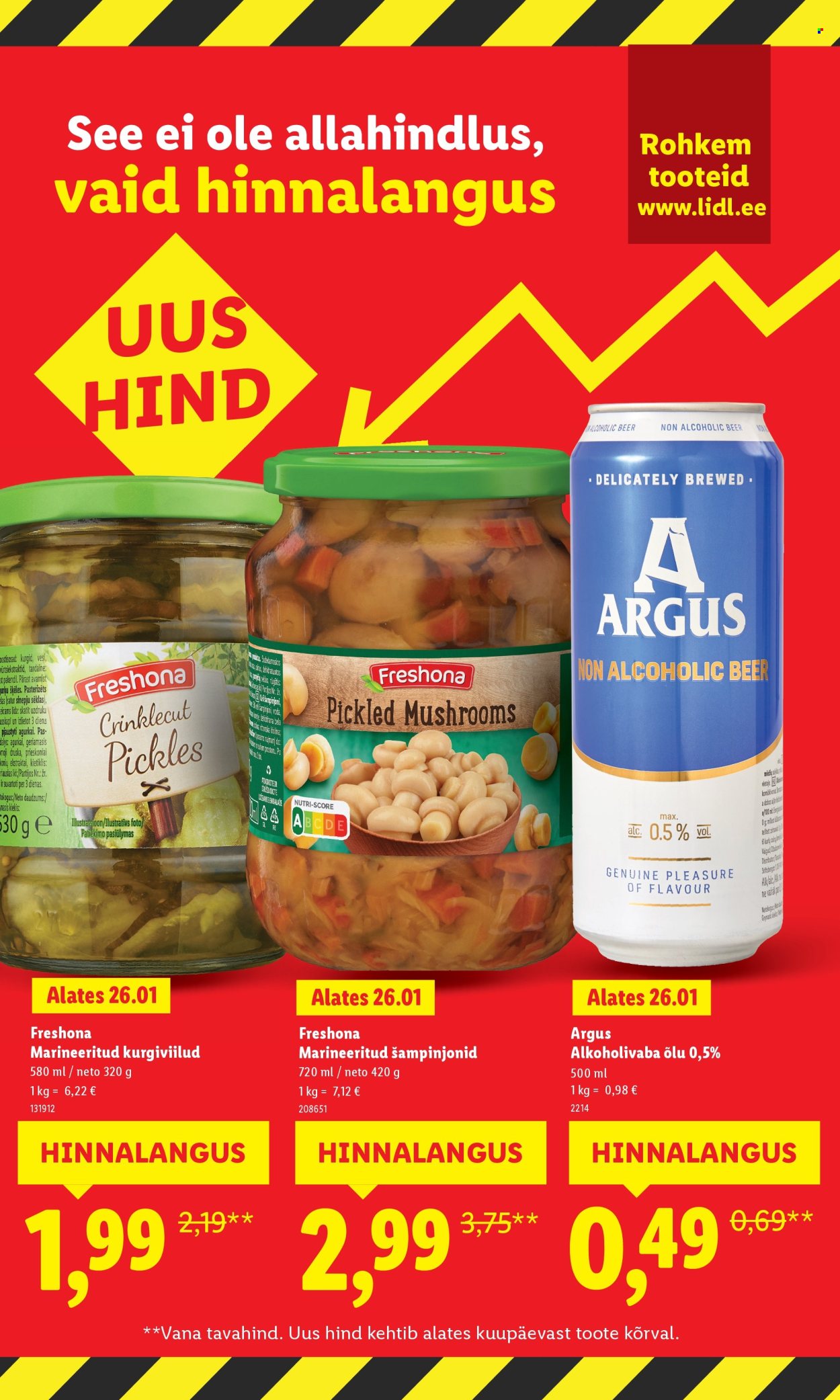 Lidl kliendileht - Suur hinnalangus (2.02 - 8.02.2026)