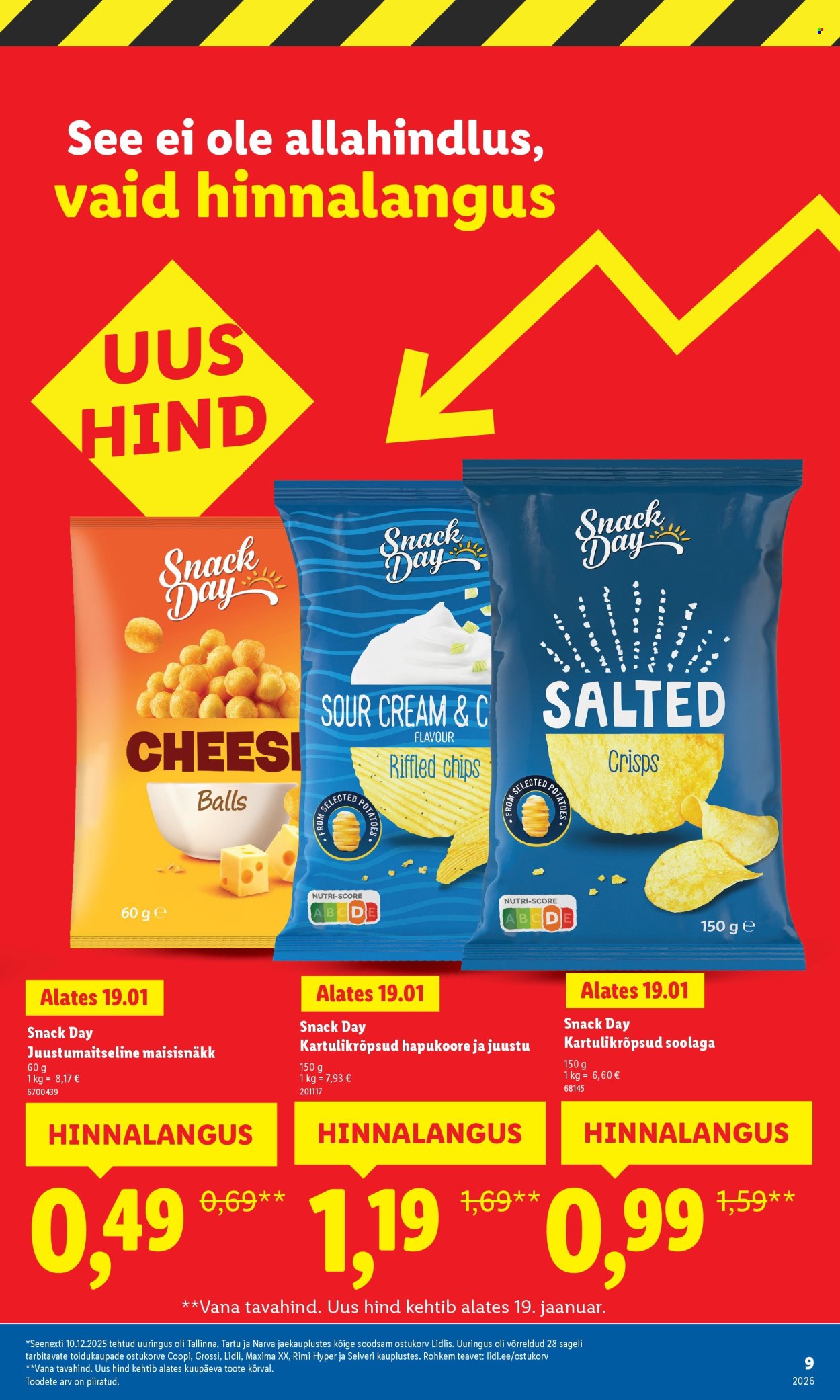 Lidl kliendileht - Suur hinnalangus (2.02 - 8.02.2026)