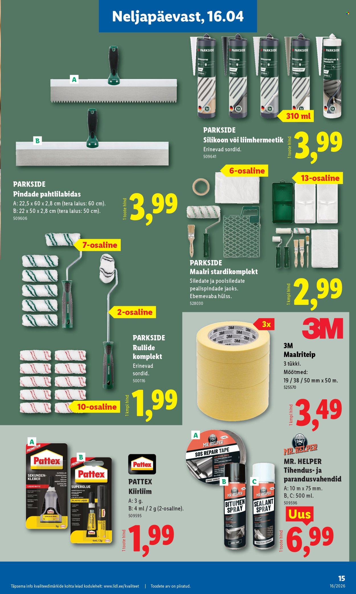 Lidl kliendileht - Tööstuskaupade pakkumised (13.04 - 19.04.2026)