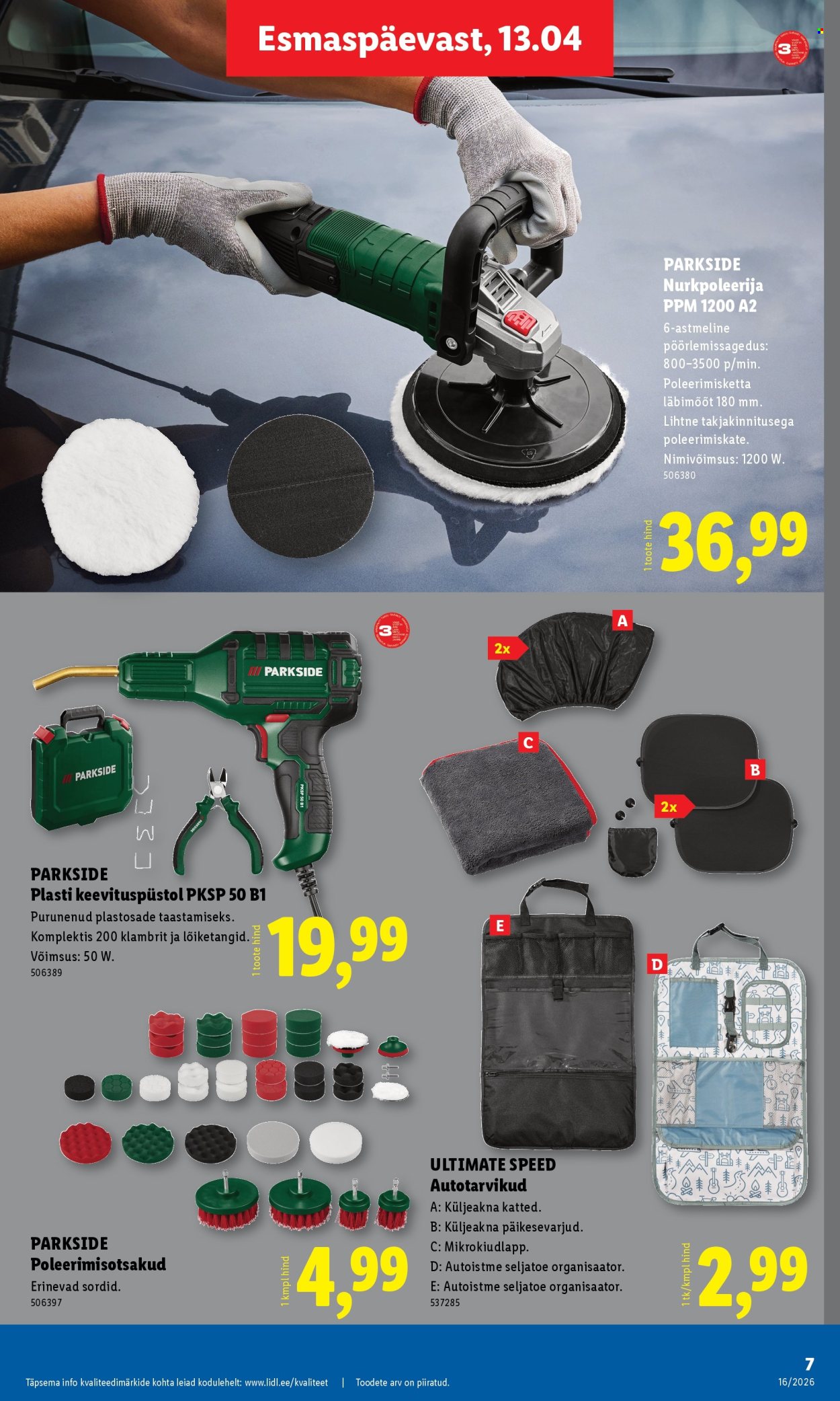 Lidl kliendileht - Tööstuskaupade pakkumised (13.04 - 19.04.2026)