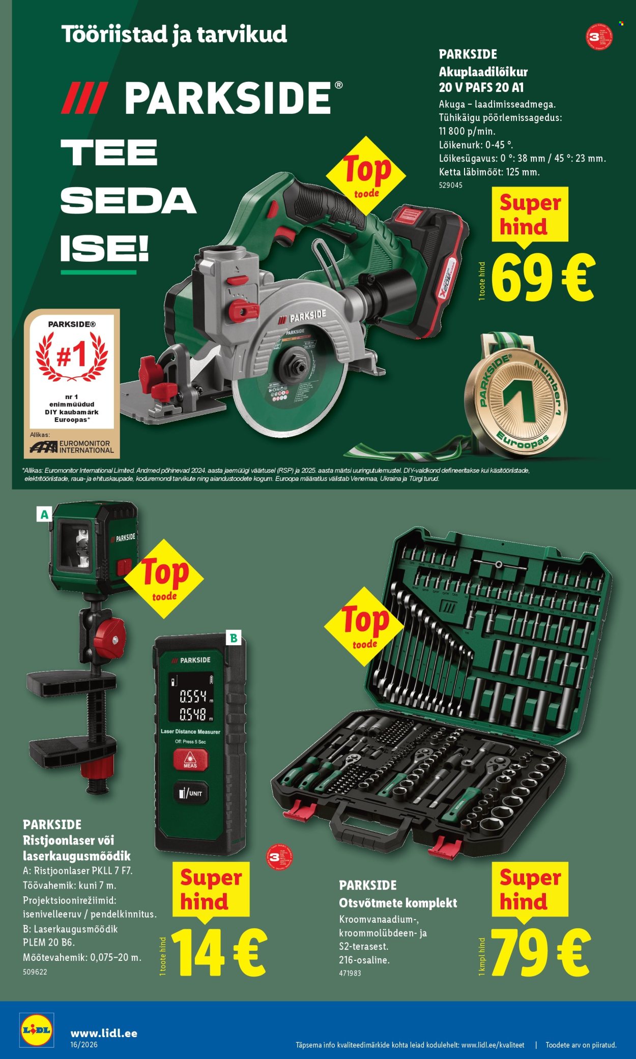 Lidl kliendileht - Tööstuskaupade pakkumised (13.04 - 19.04.2026)