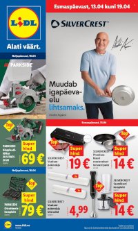 Lidl kliendileht - Tööstuskaupade pakkumised (13.04 - 19.04.2026)