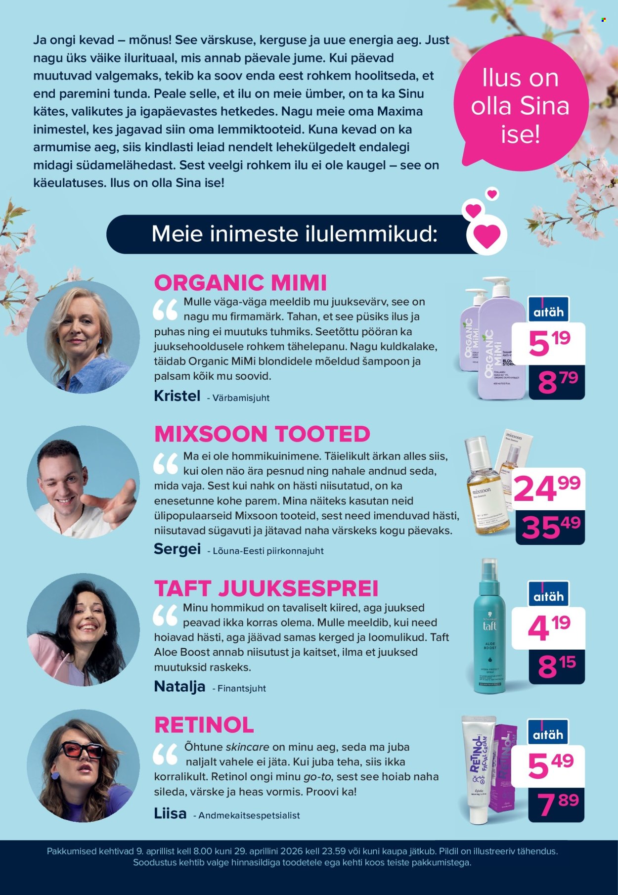 Maxima kliendileht - Ilu Mõte kevad (7.04 - 29.04.2026)