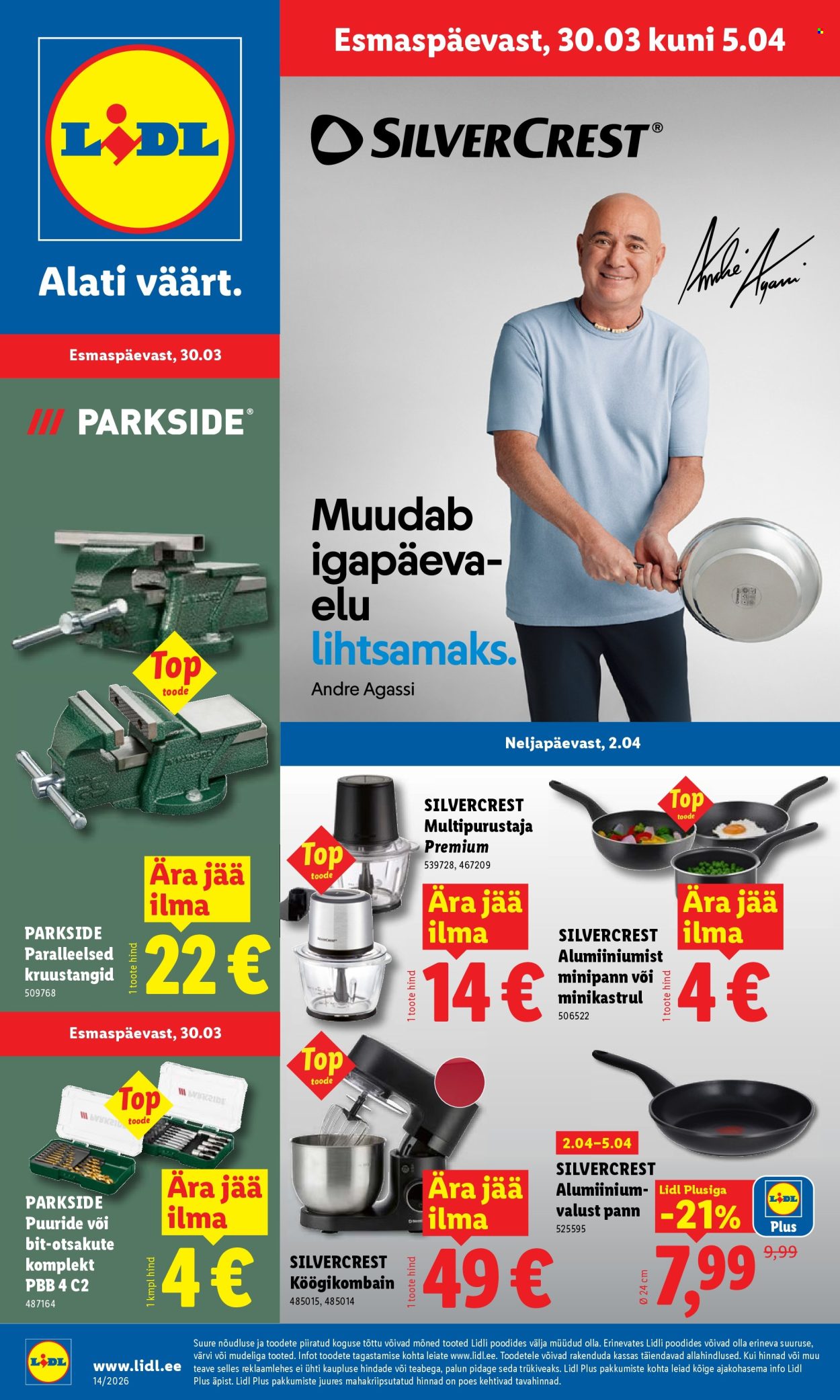 Lidl kliendileht - Tööstuskaupade pakkumised (30.03 - 5.04.2026)