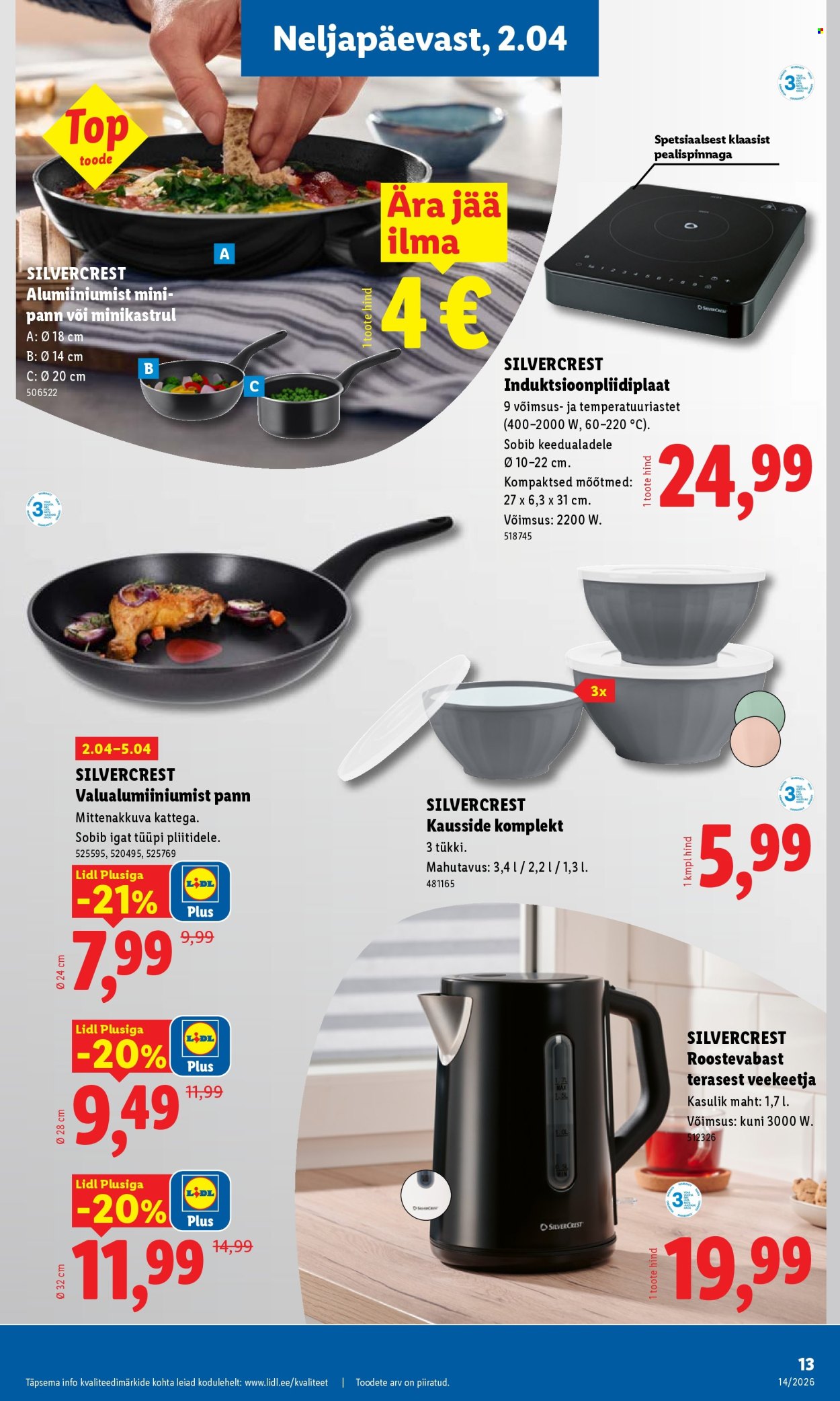 Lidl kliendileht - Tööstuskaupade pakkumised (30.03 - 5.04.2026)